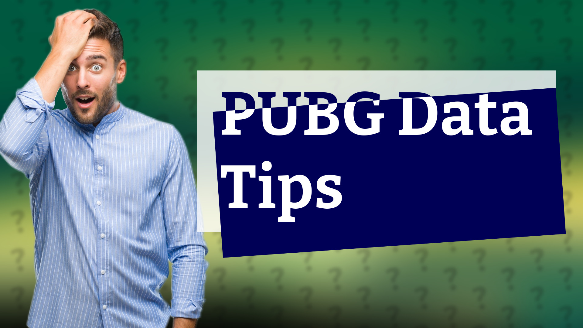 PUBG Data Tips