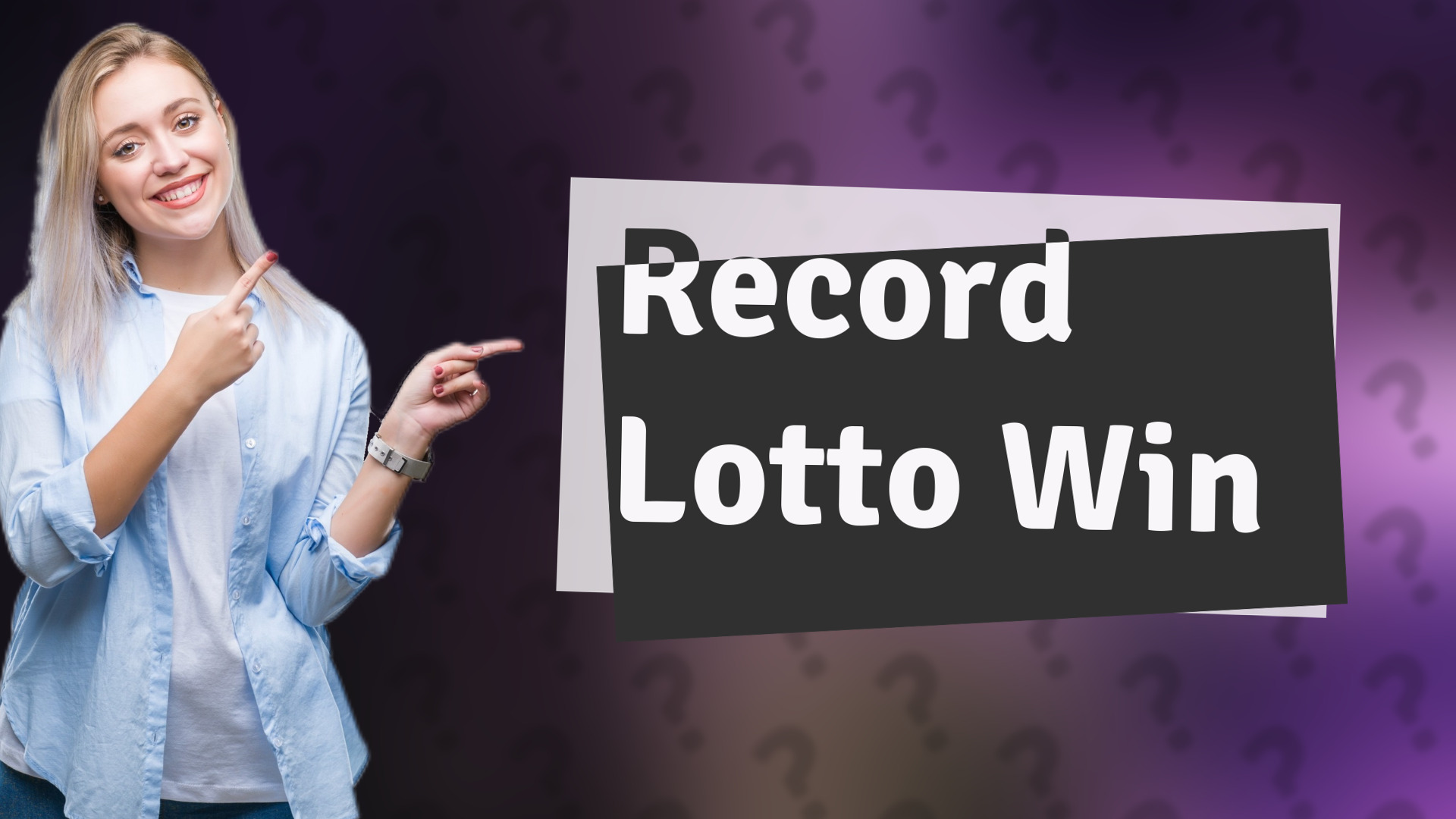 Record Lotto Win