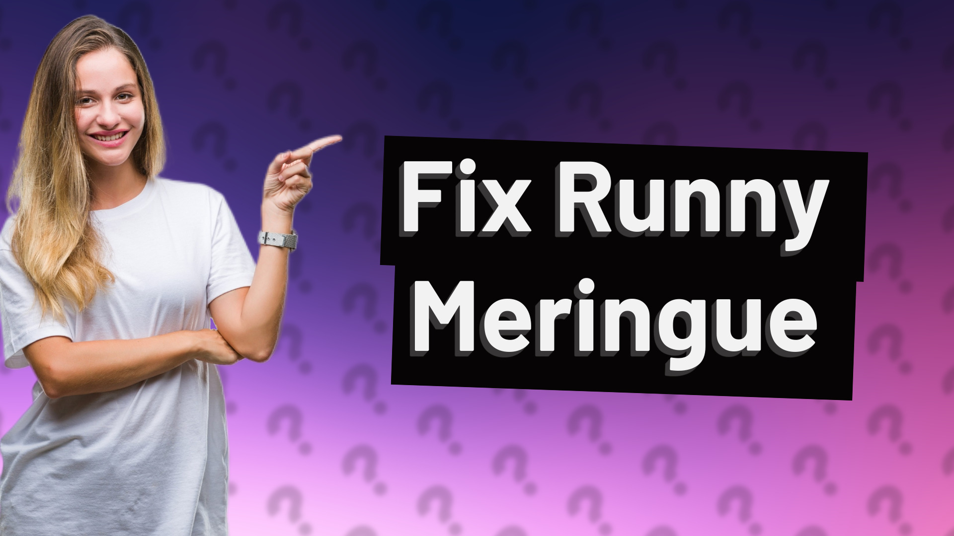 Fix Runny Meringue