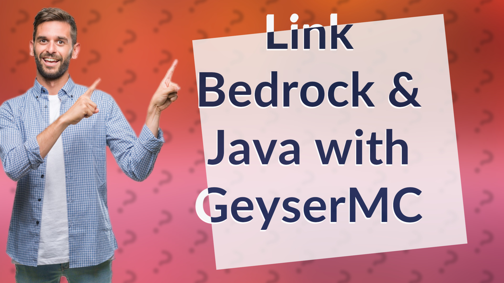 Link Bedrock & Java with GeyserMC