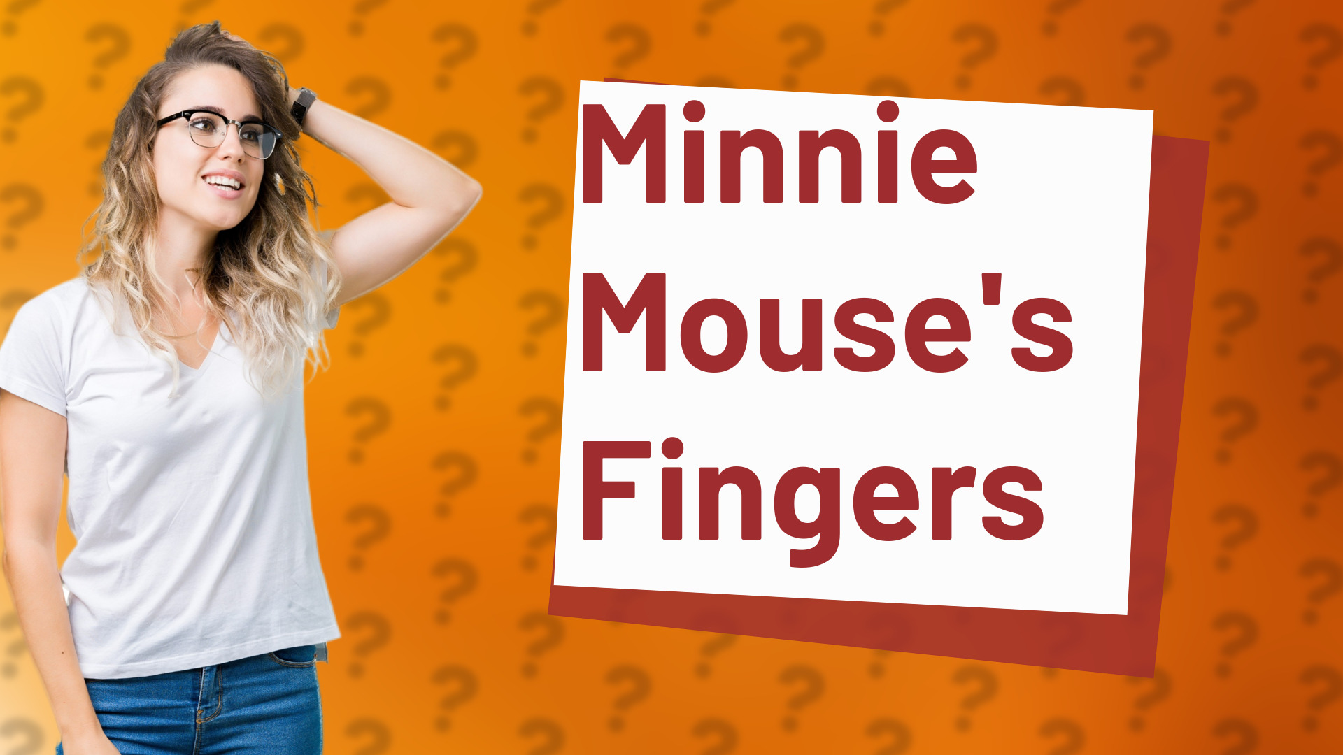 Minnie Mouse's Fingers