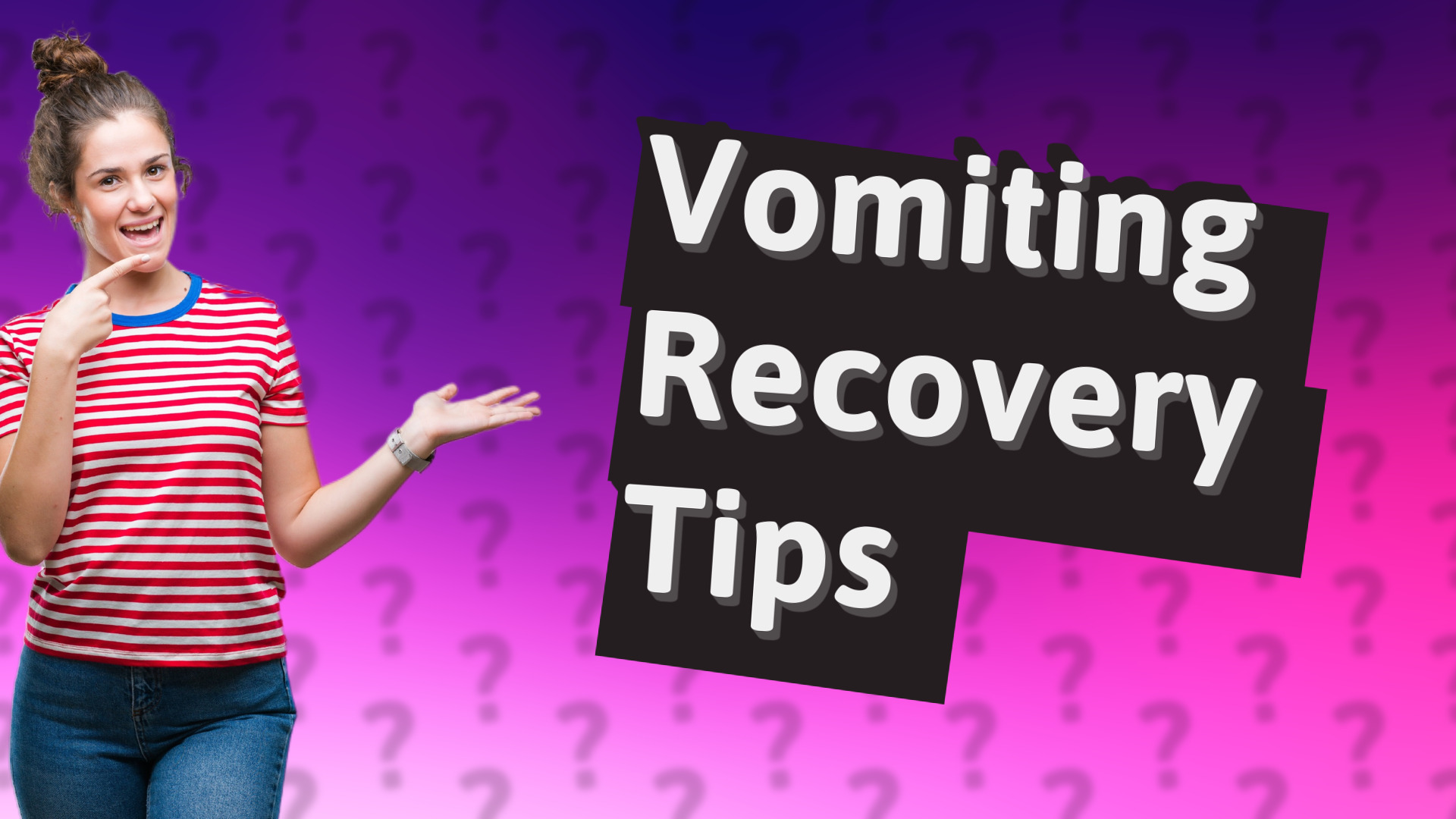 Vomiting Recovery Tips