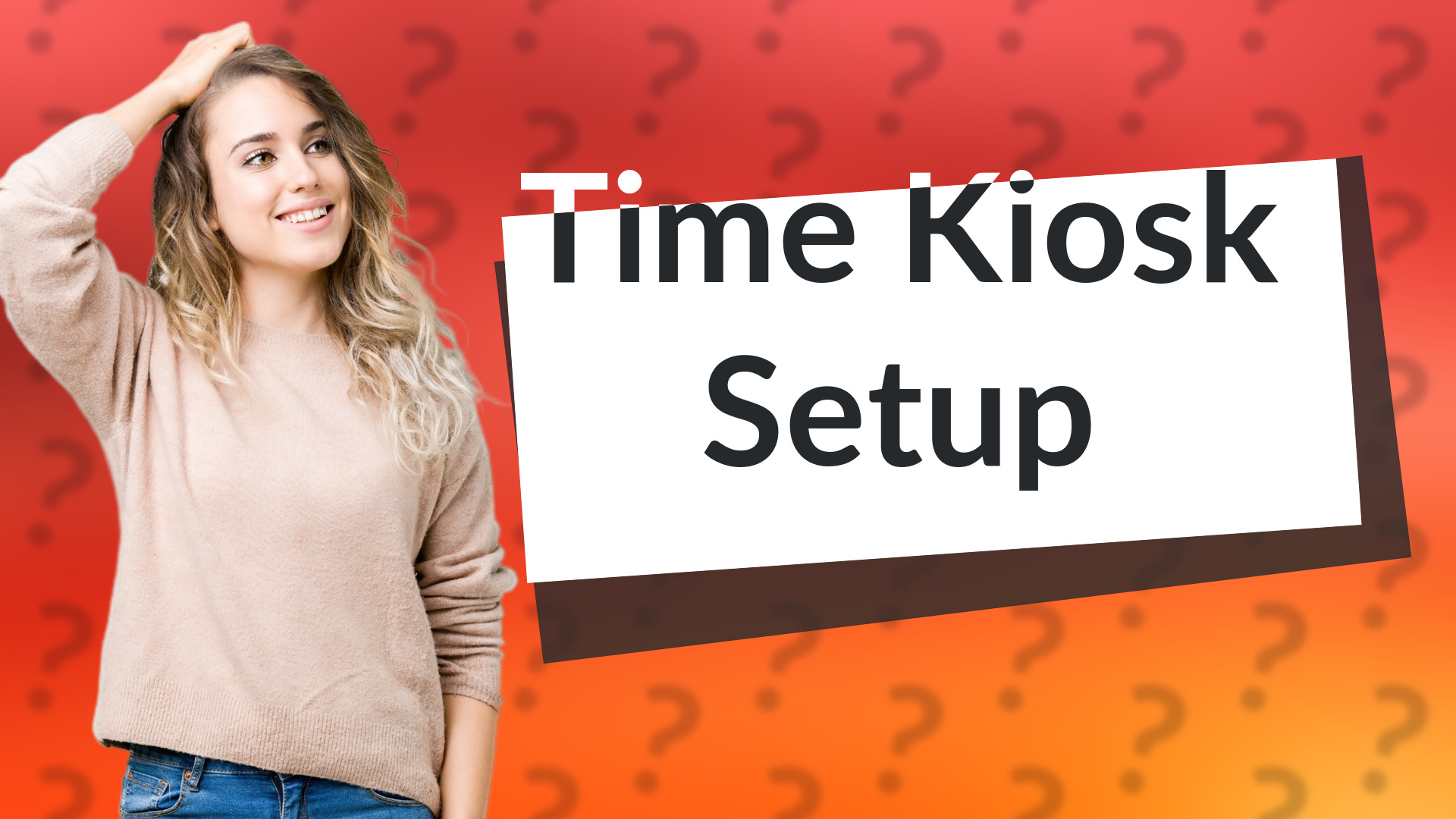 Time Kiosk Setup