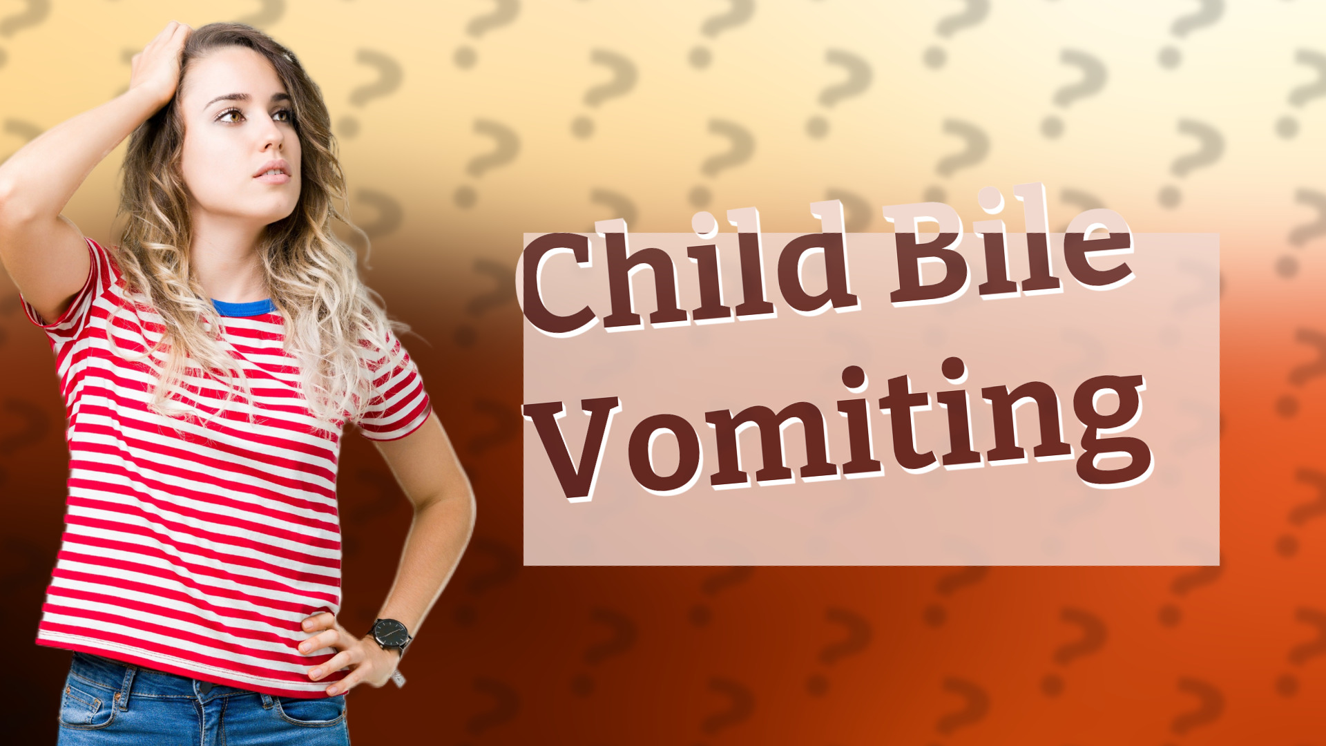 Child Bile Vomiting