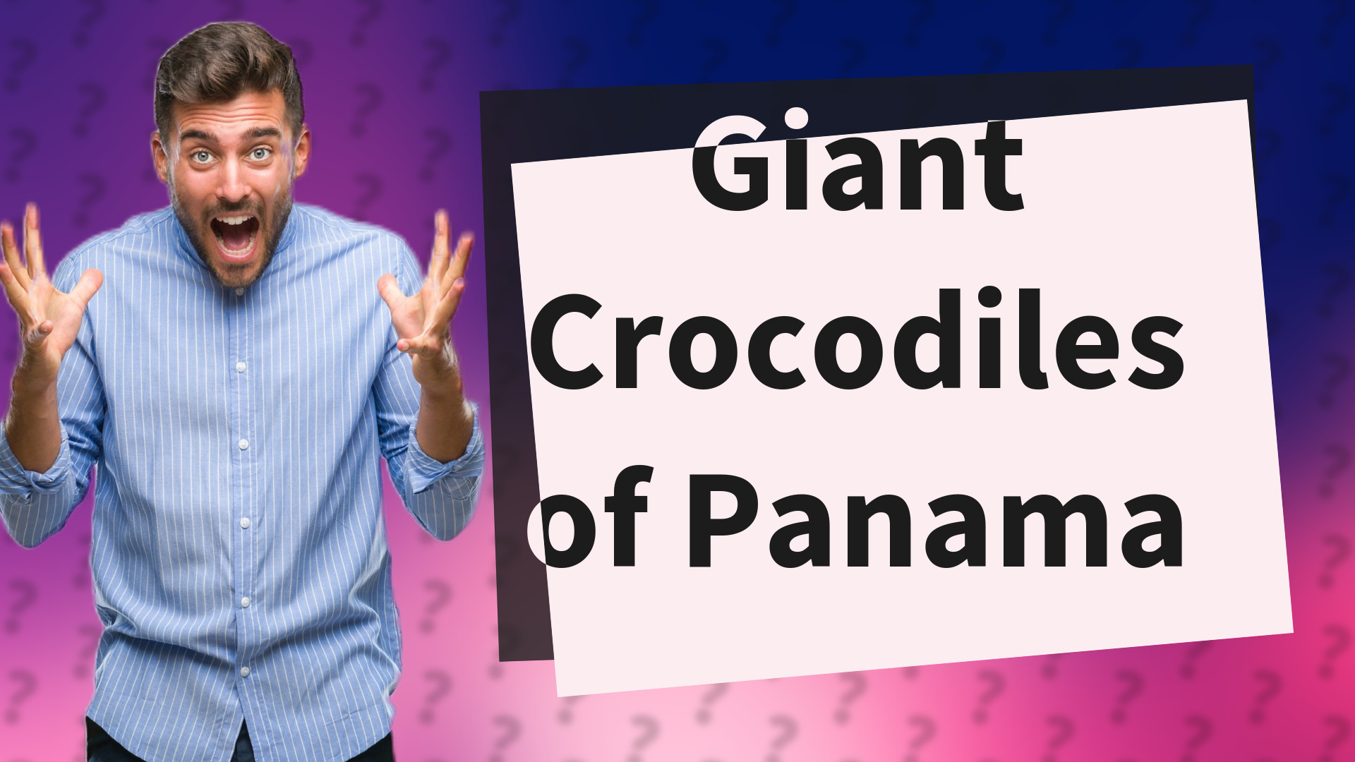 Giant Crocodiles of Panama