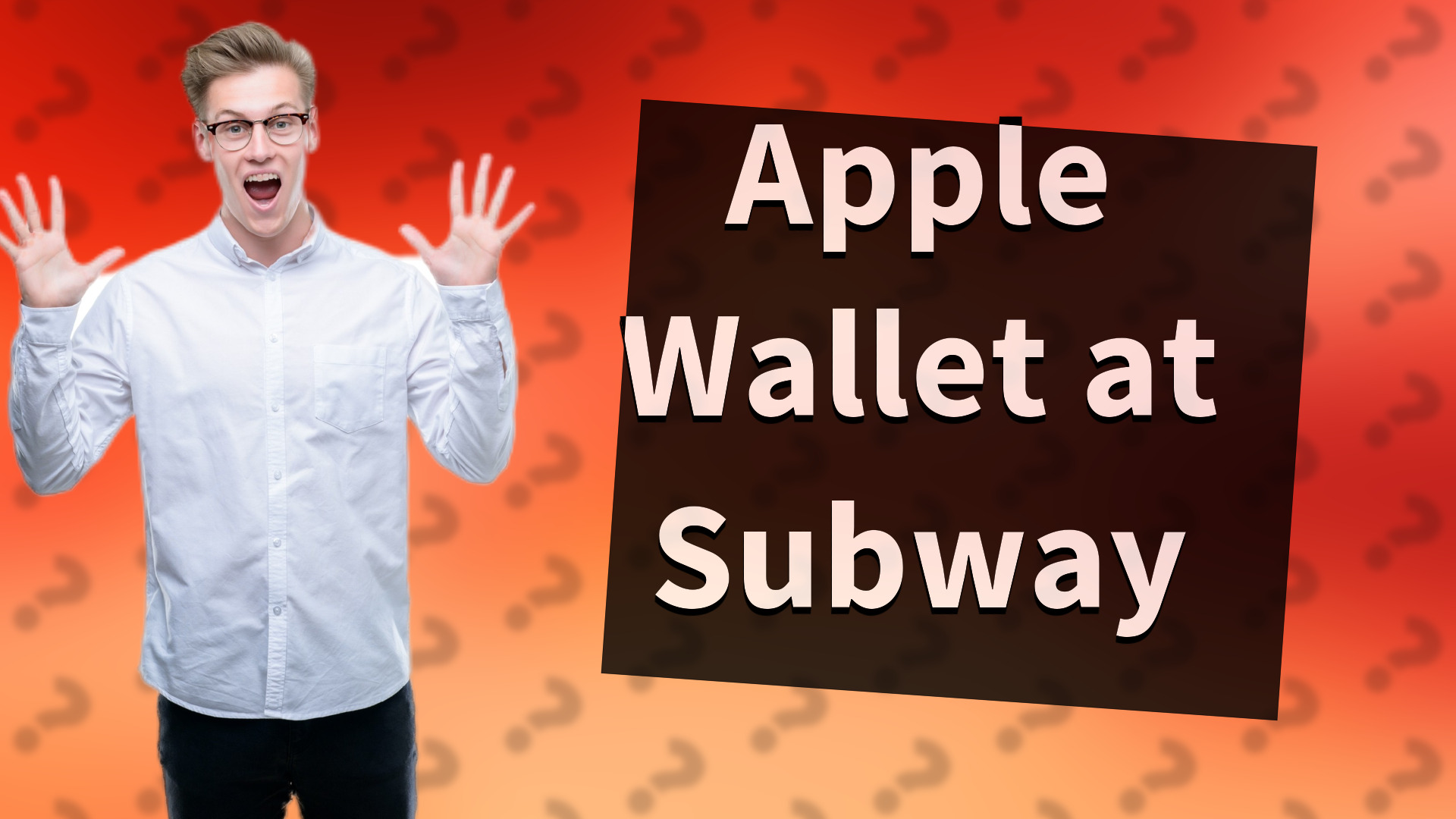 Apple Wallet at Subway