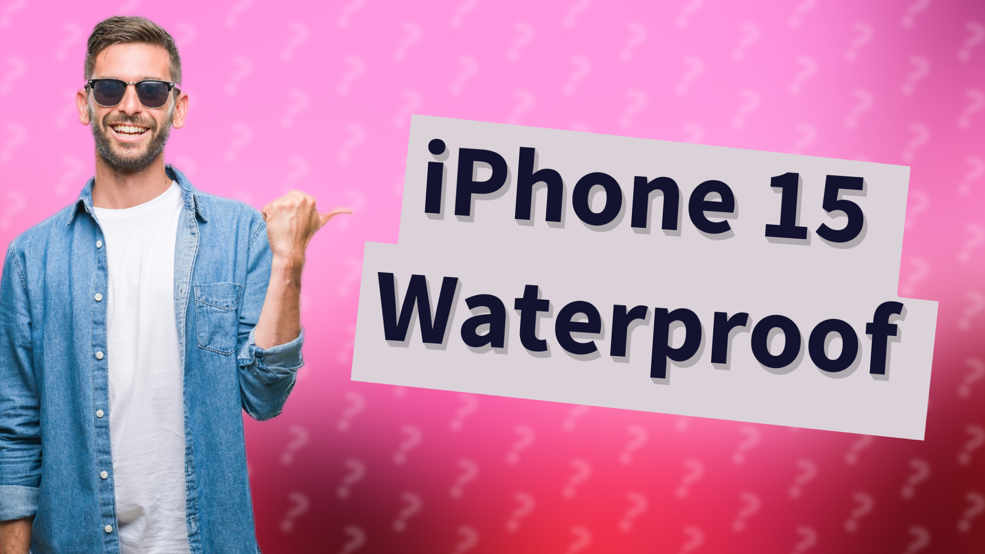 iPhone 15 Waterproof