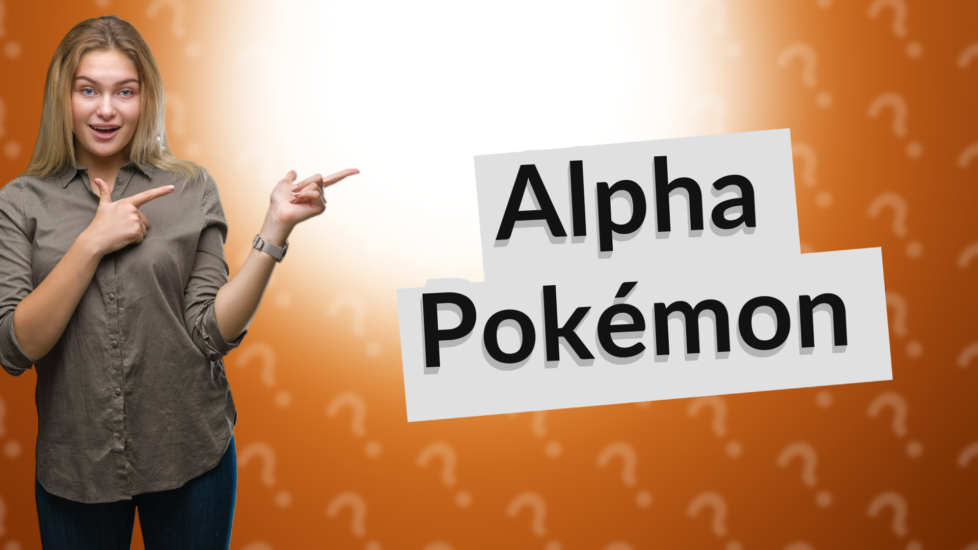 Alpha Pokémon