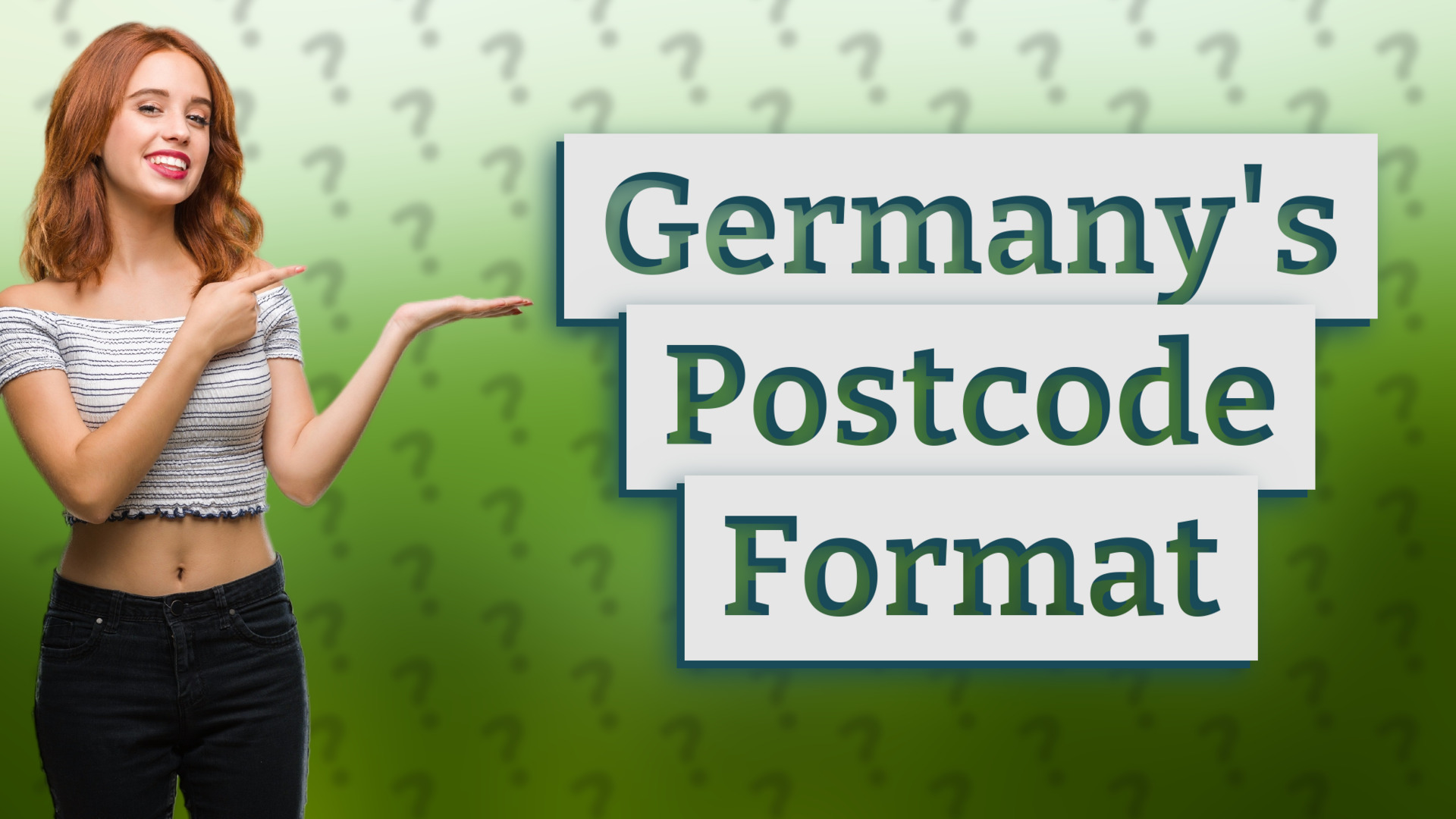 Germany's Postcode Format