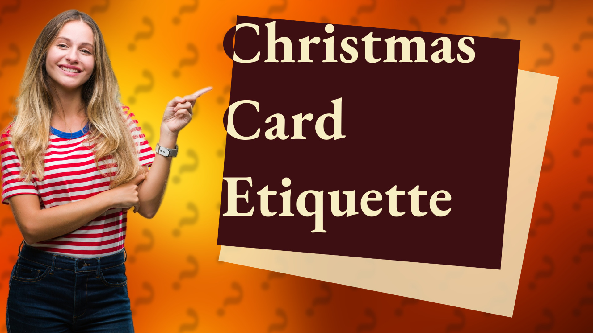 Christmas Card Etiquette