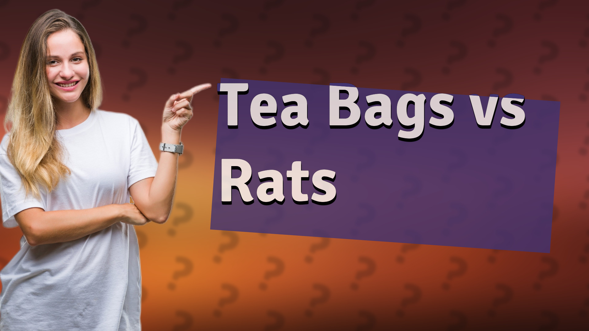 Tea Bags vs Rats