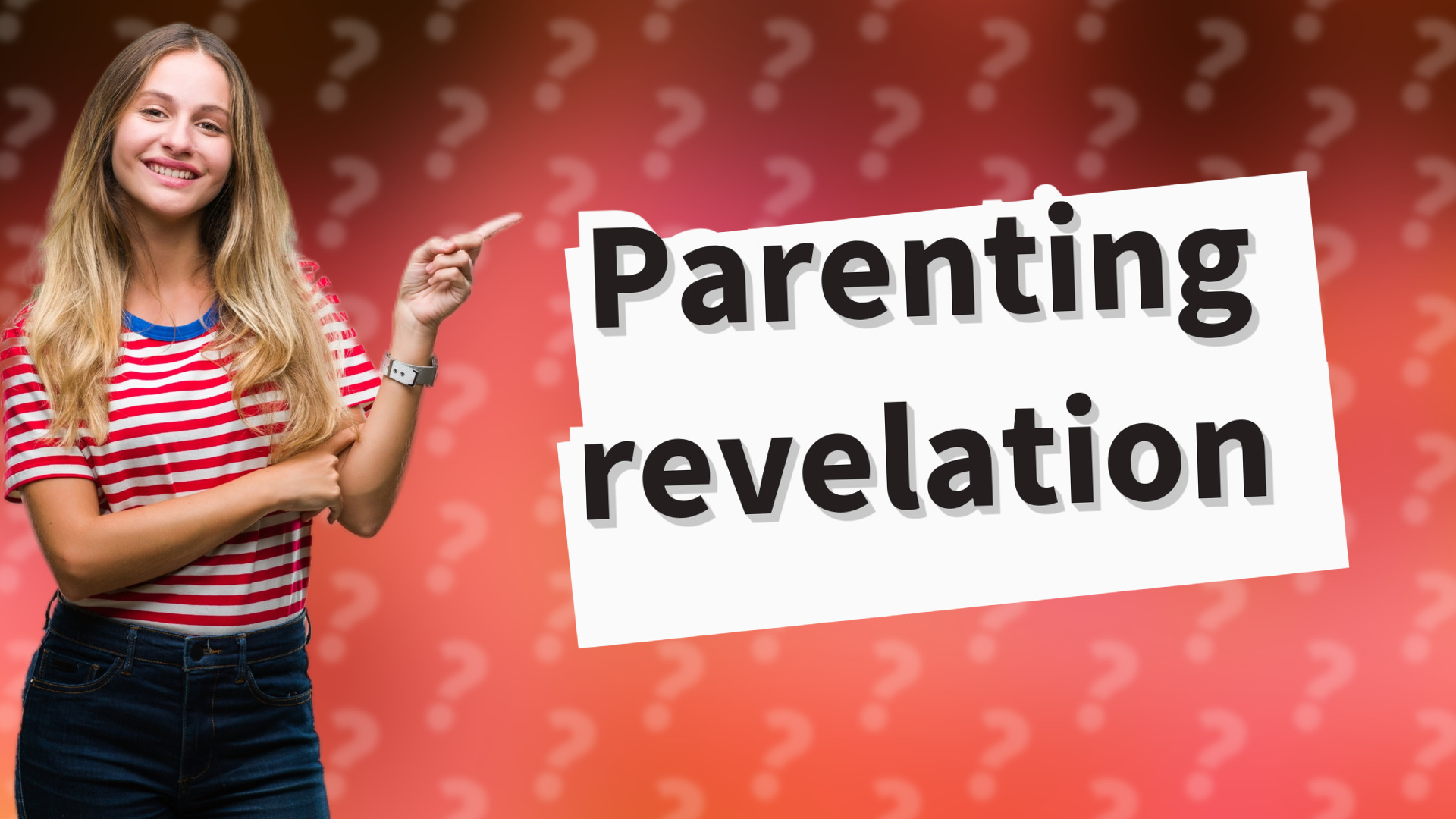 Parenting revelation