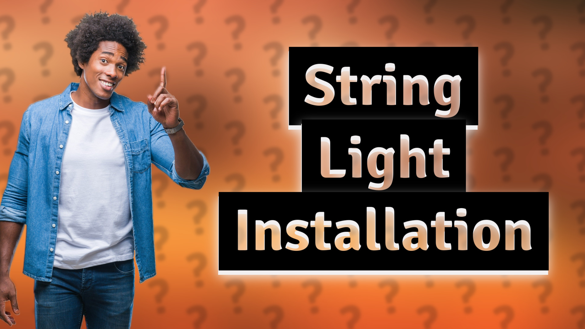 String Light Installation