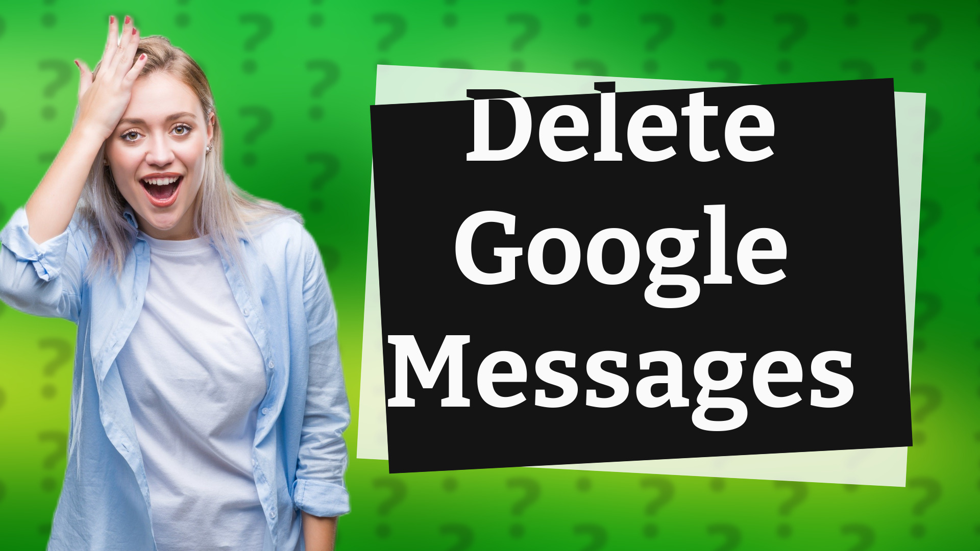Delete Google Messages