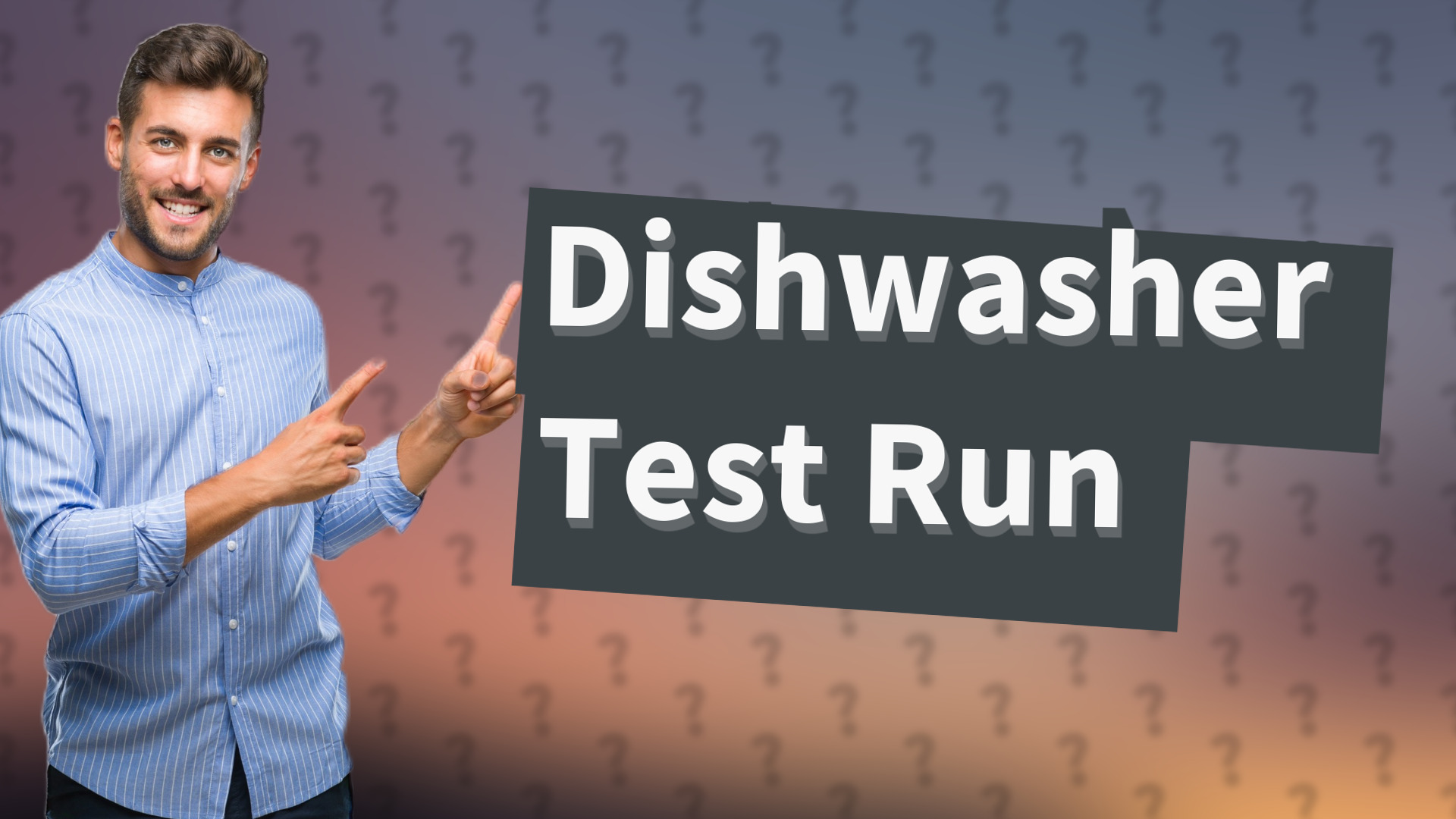 Dishwasher Test Run