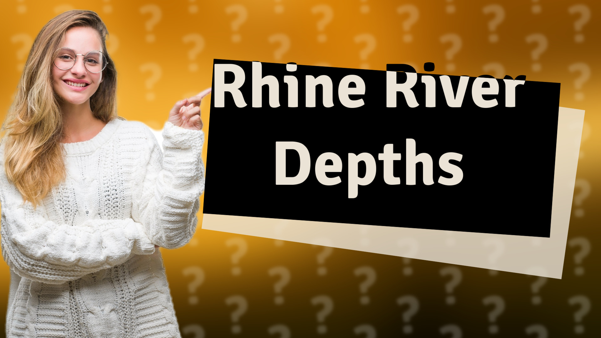 Rhine River Depths