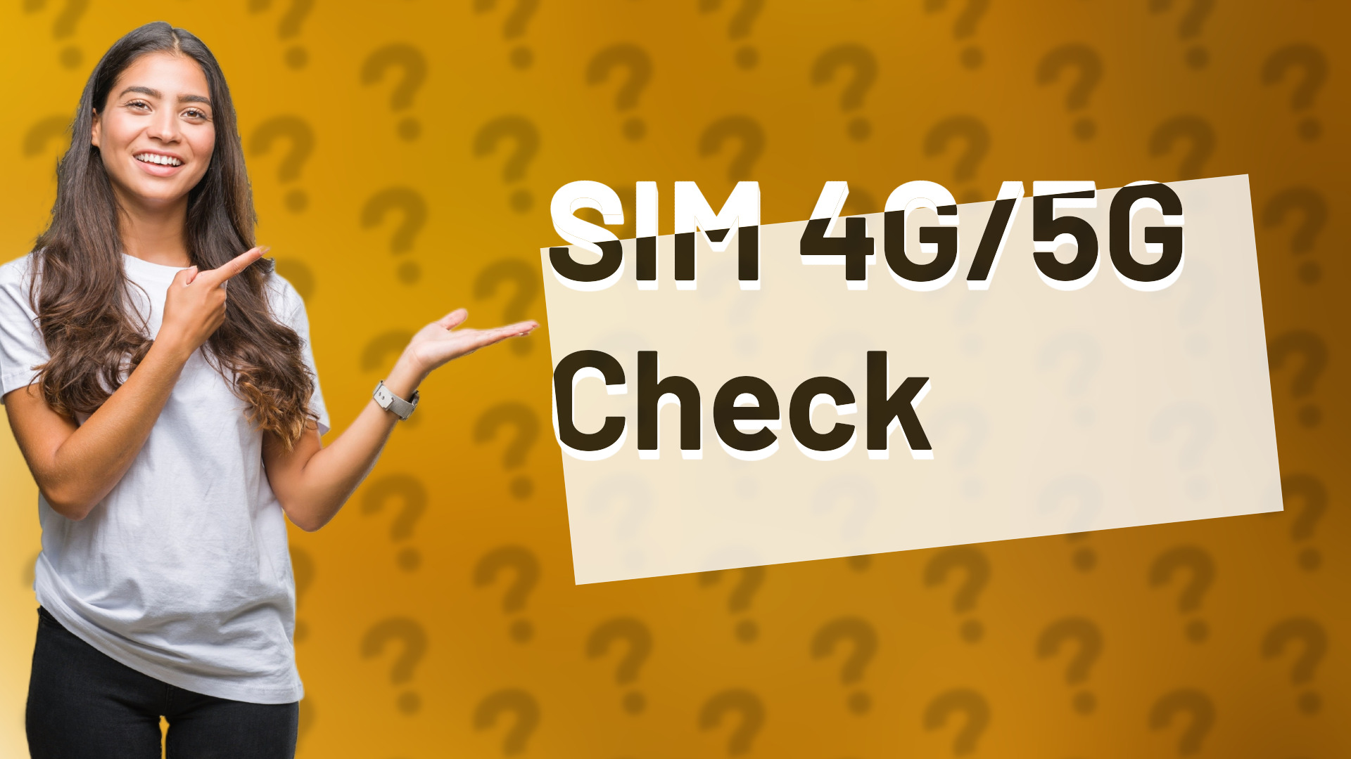 SIM 4G/5G Check