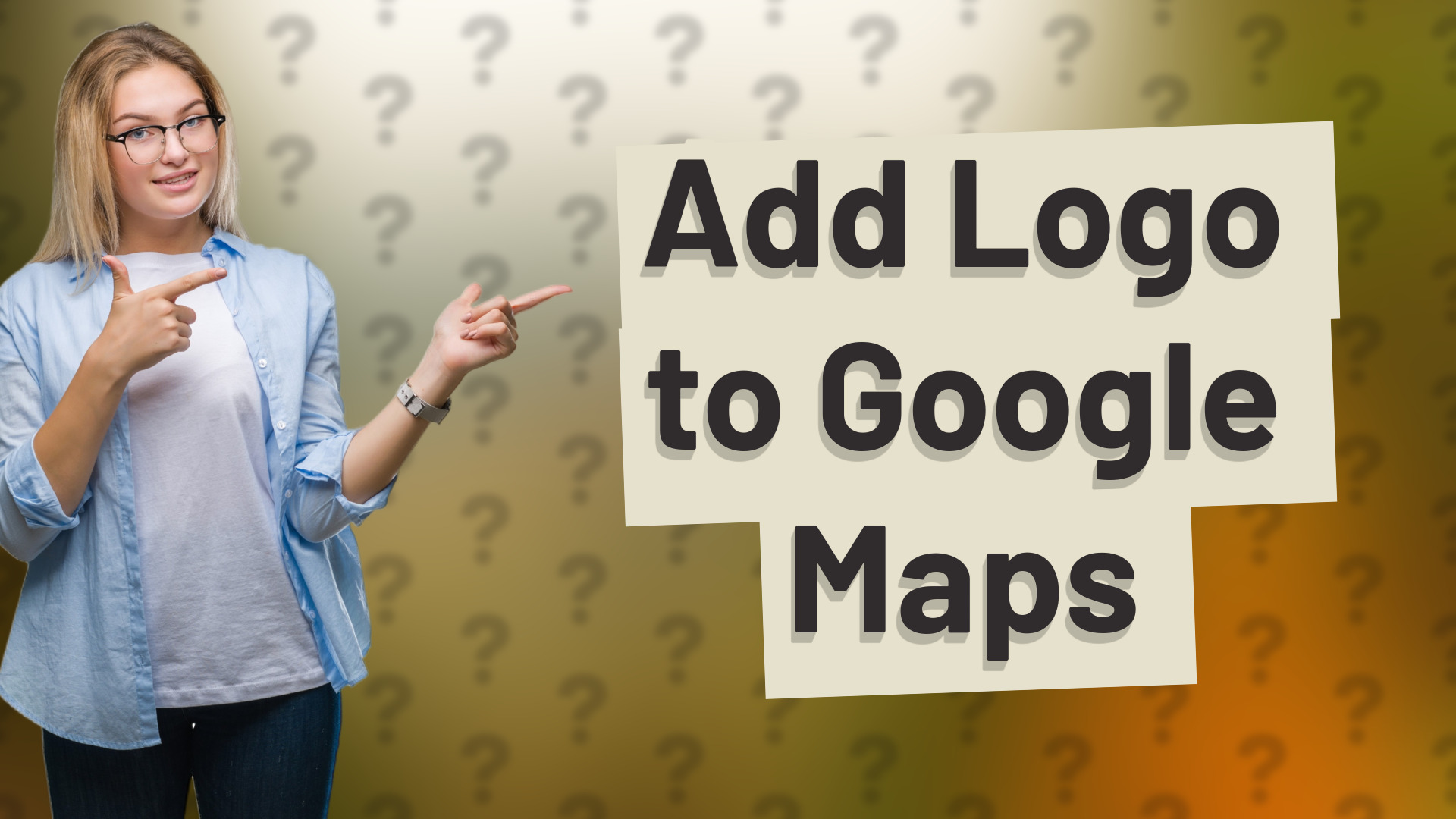 Add Logo to Google Maps