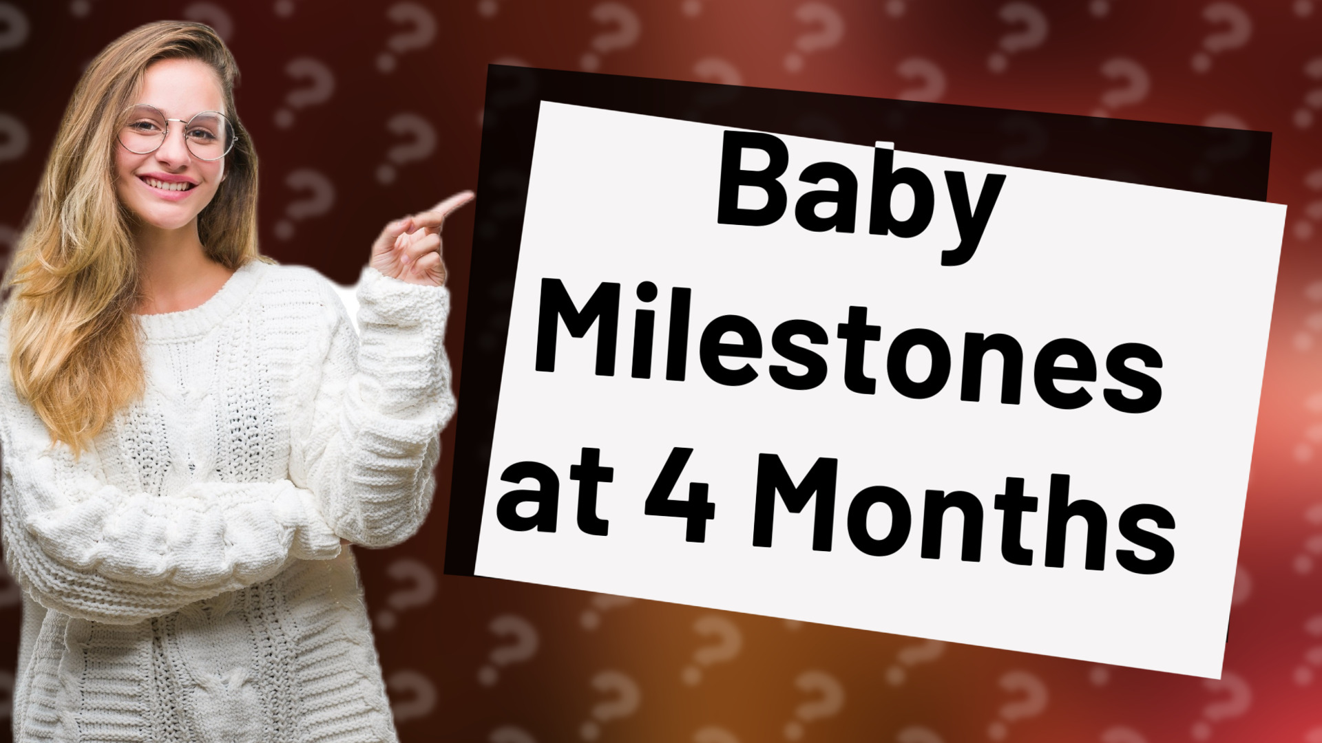 Baby Milestones at 4 Months