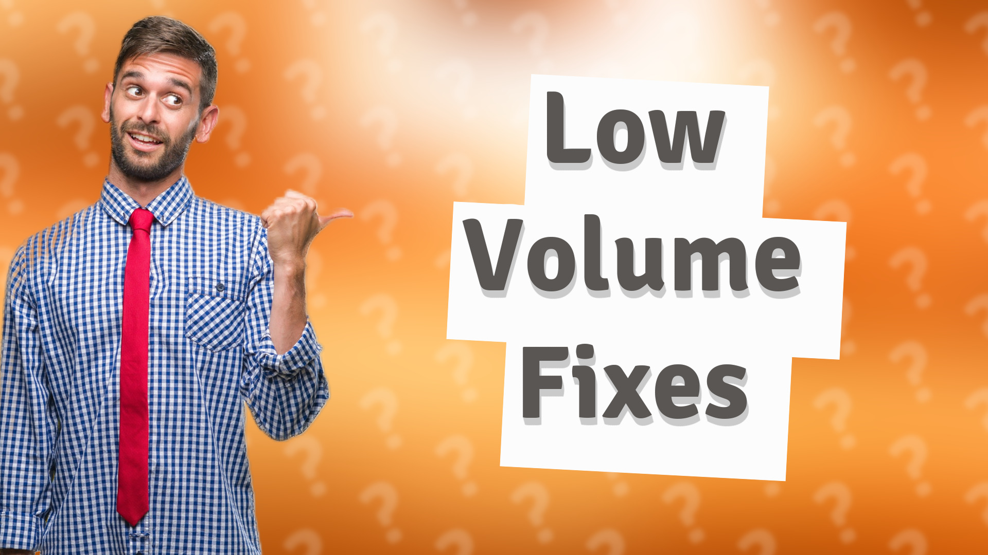 Low Volume Fixes