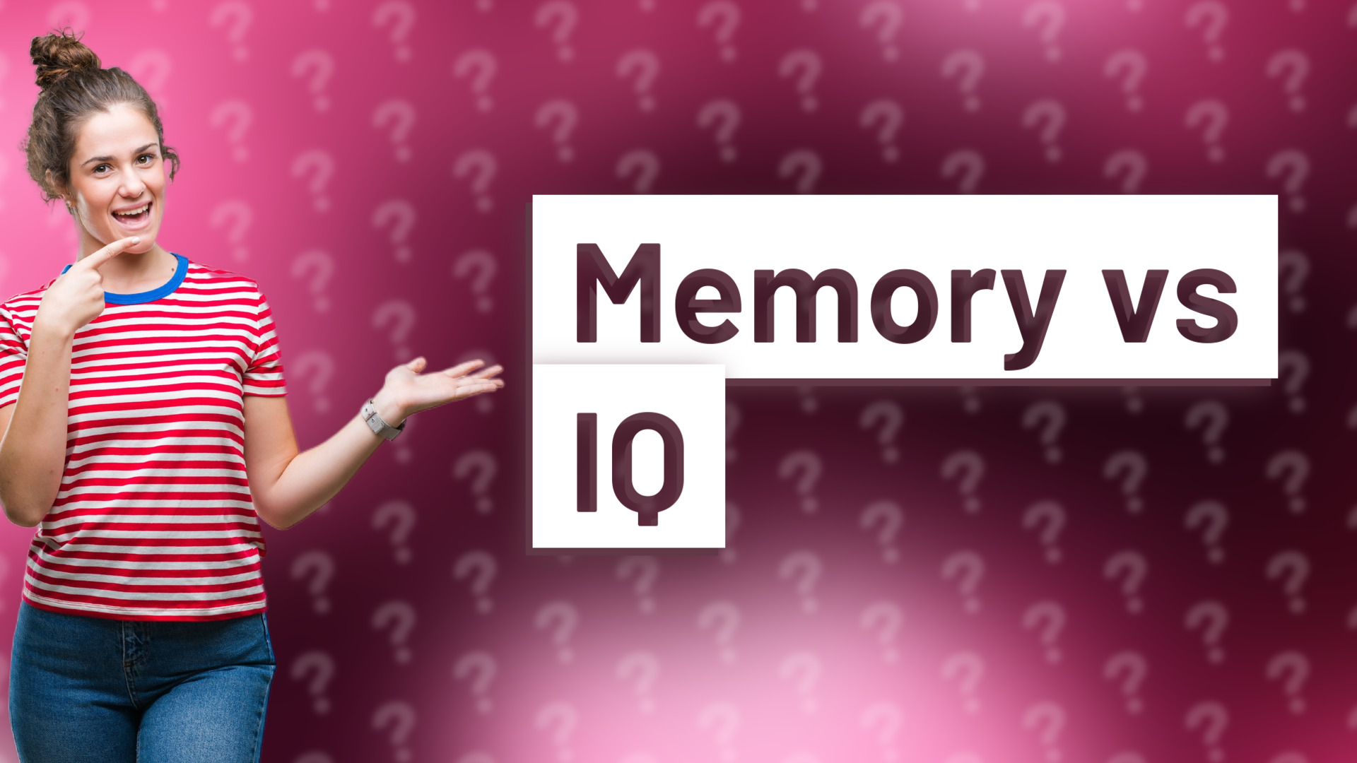 Memory vs IQ