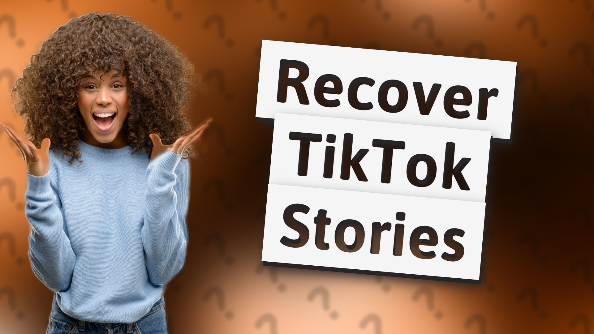 Recover TikTok Stories