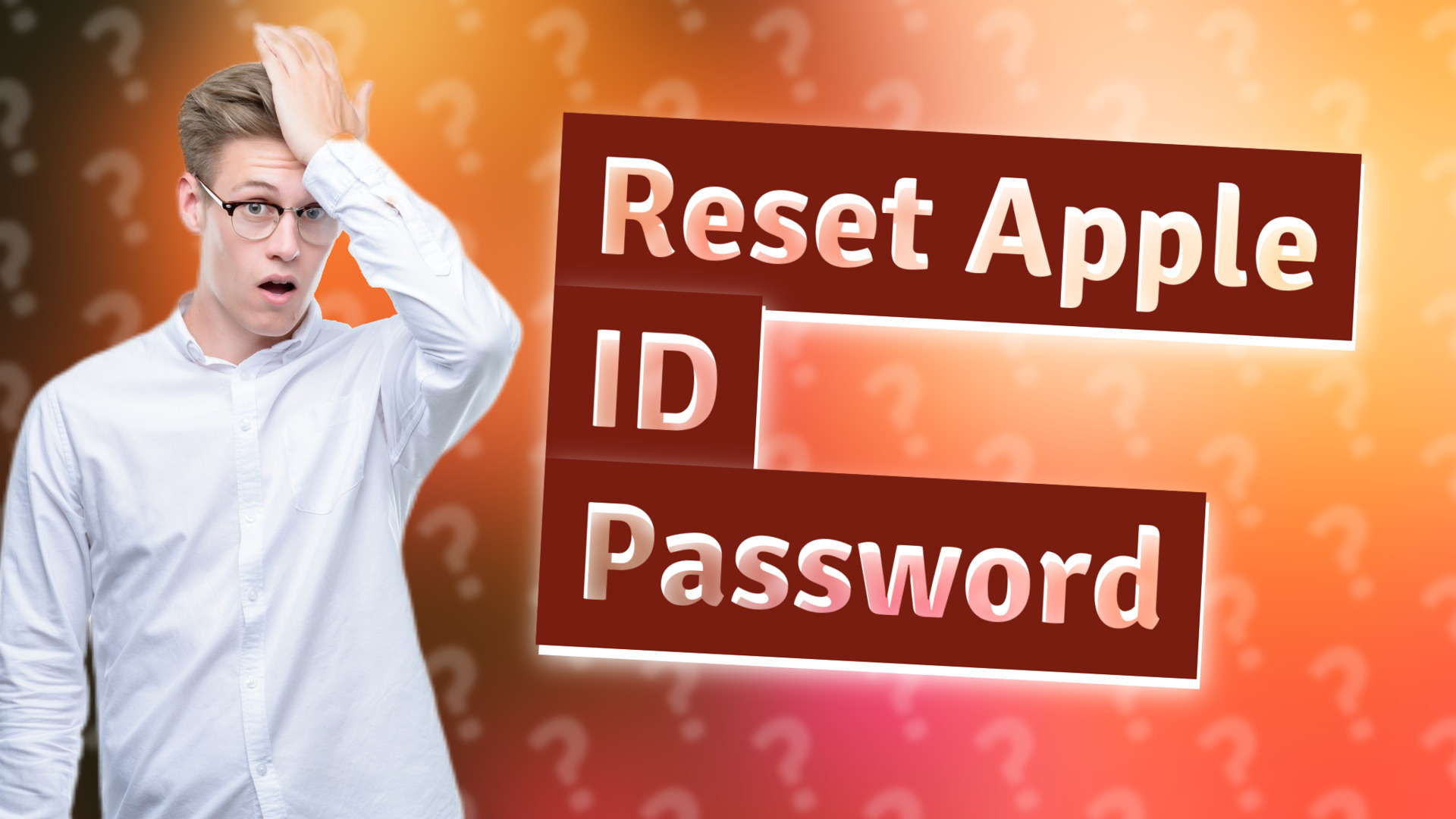 Reset Apple ID Password