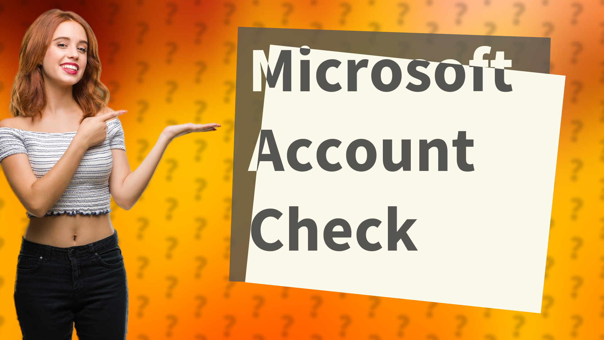 Microsoft Account Check