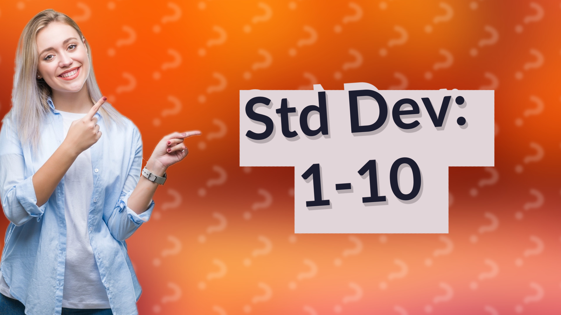 Std Dev: 1-10