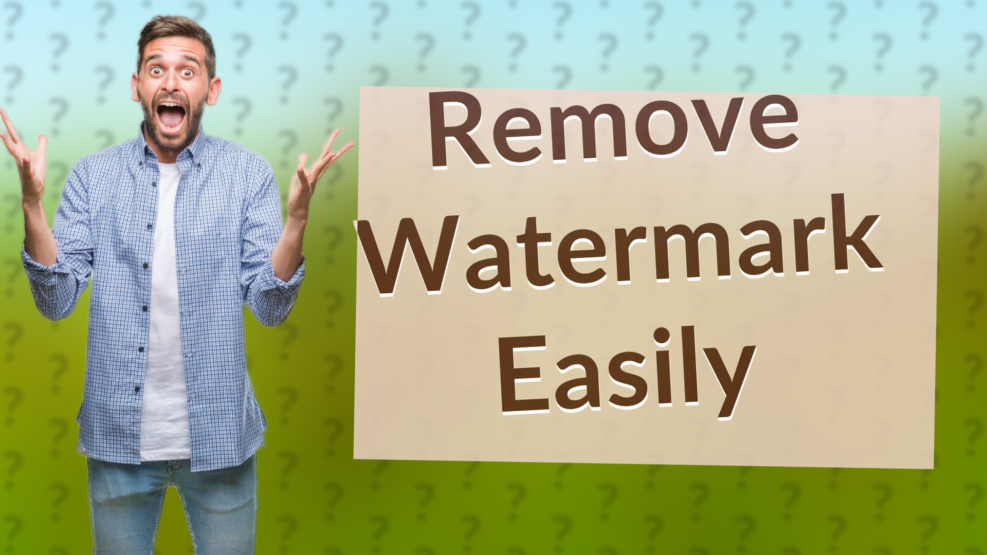 Remove Watermark Easily