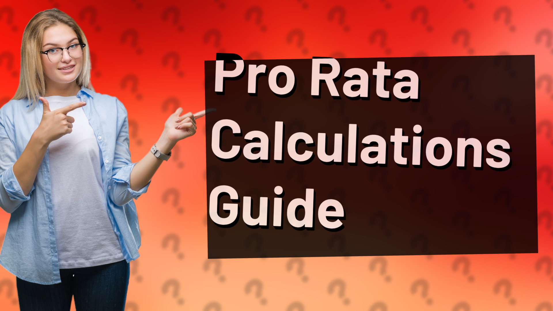 Pro Rata Calculations Guide