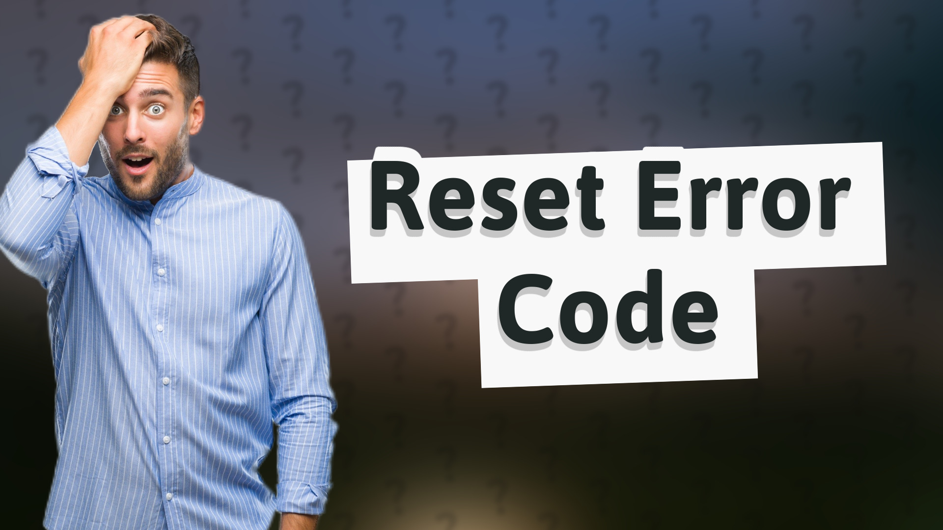 Reset Error Code