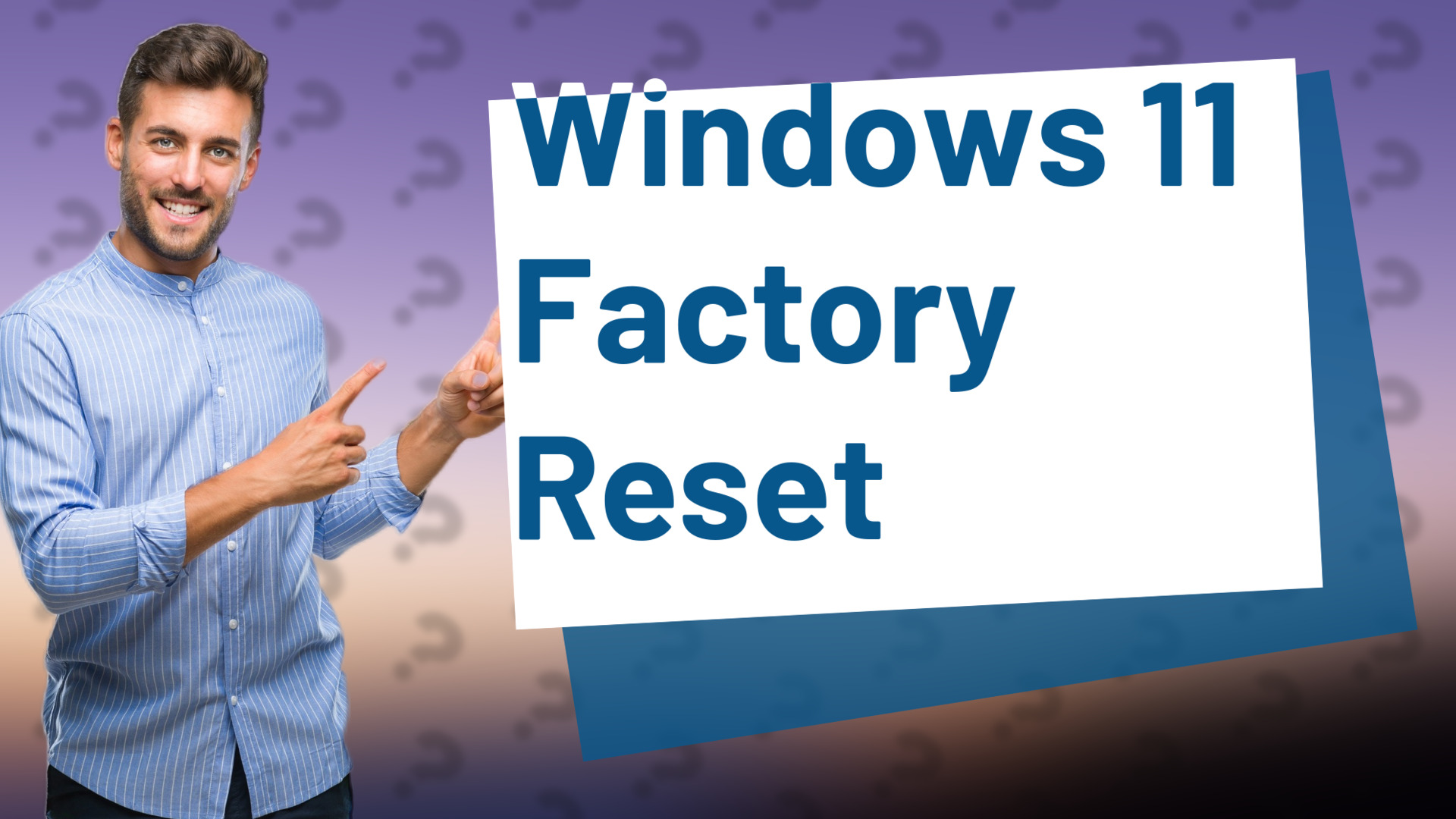 Windows 11 Factory Reset