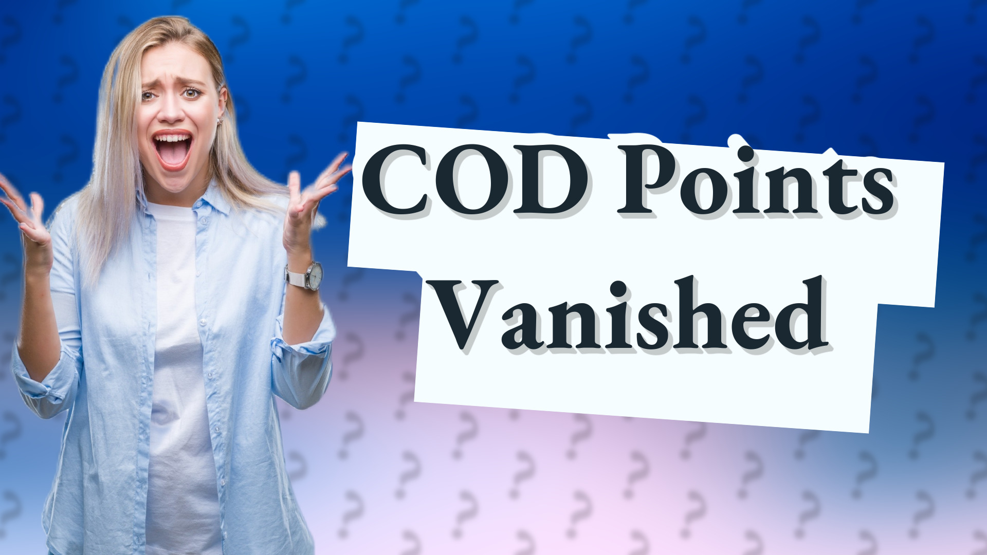 COD Points Vanished