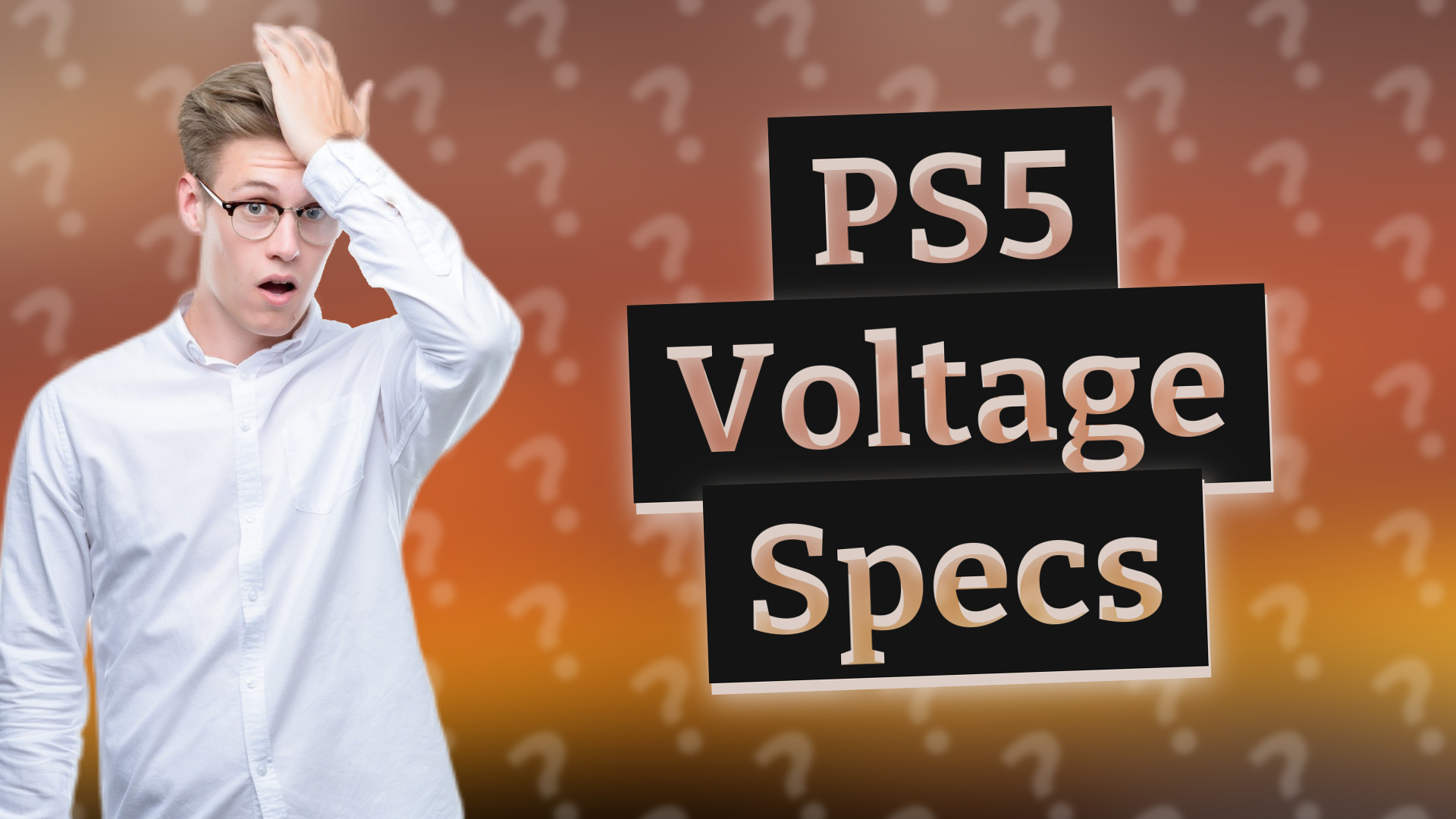 PS5 Voltage Specs
