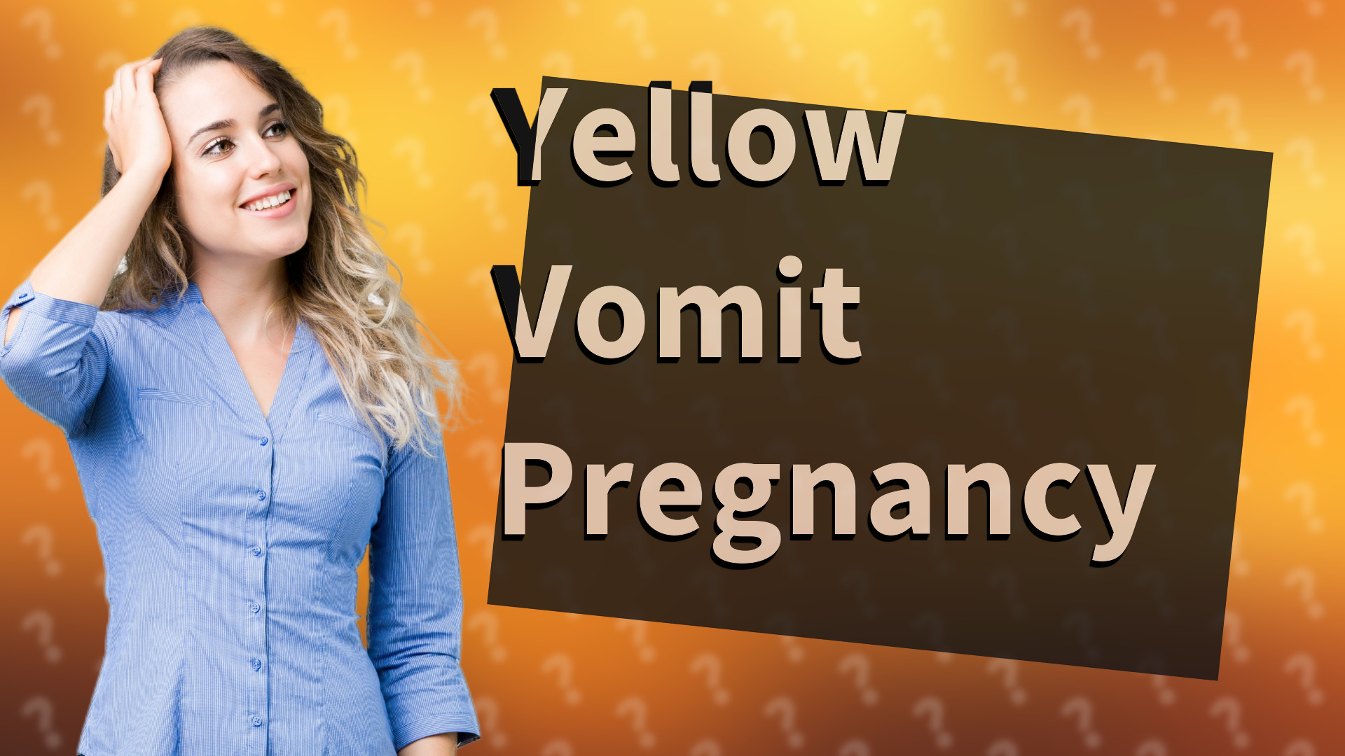 Yellow Vomit Pregnancy