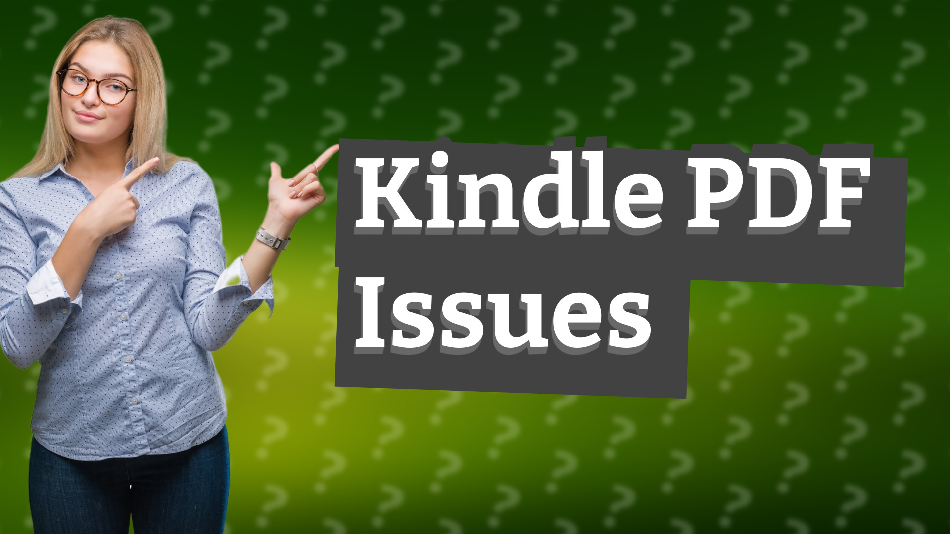 Kindle PDF Issues