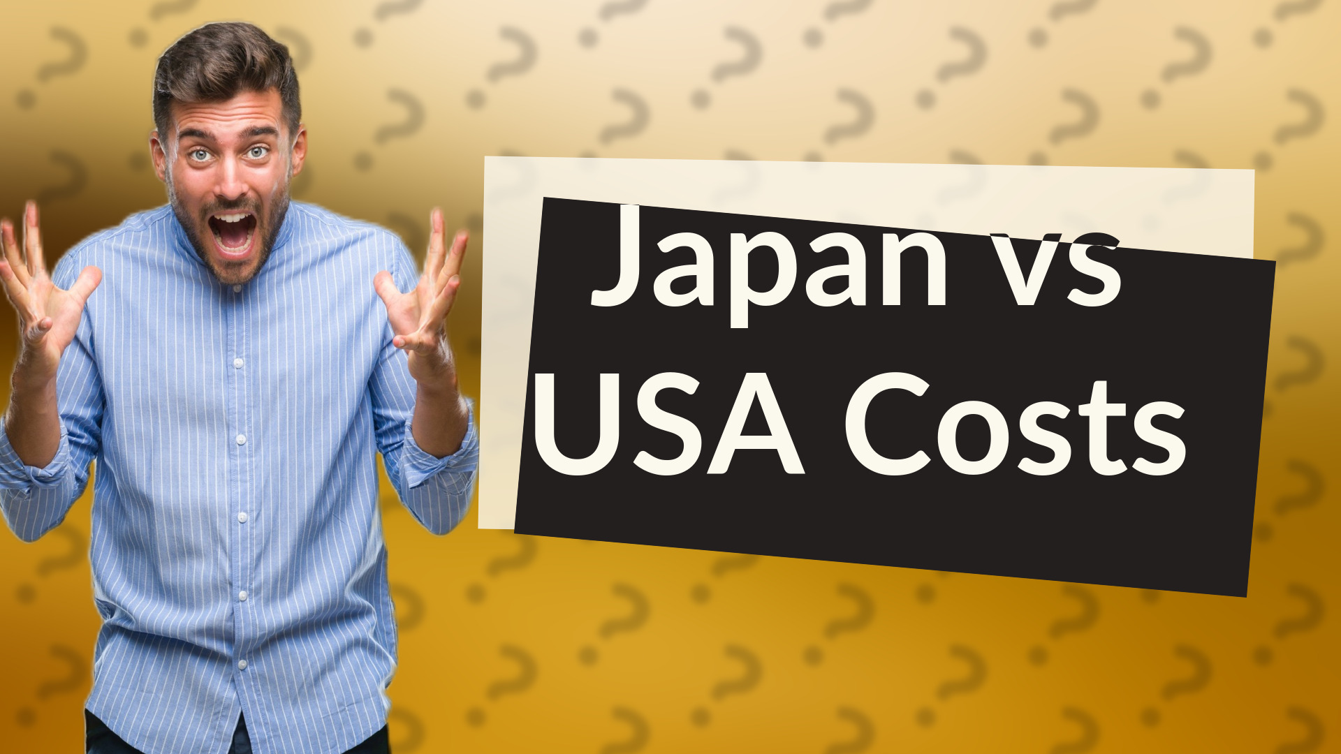 Japan vs USA Costs