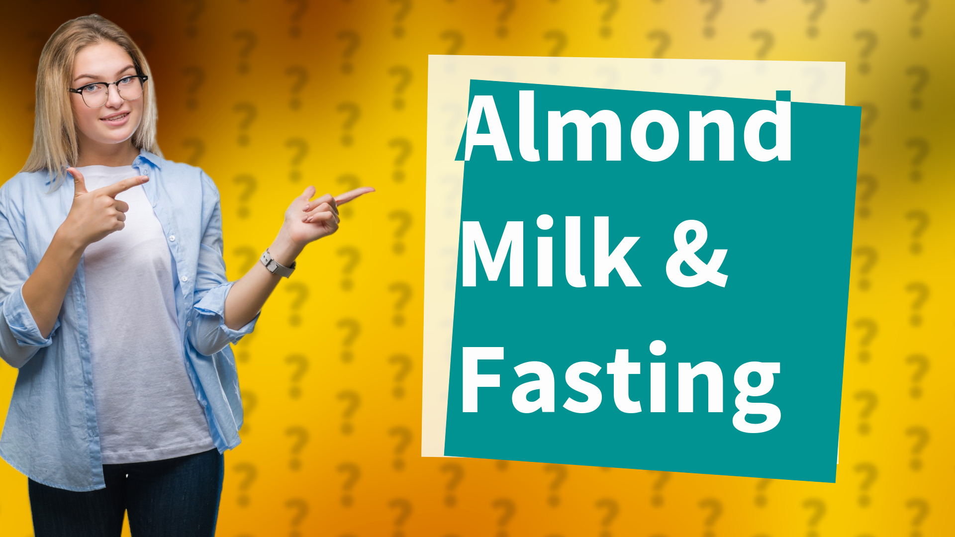 Almond Milk & Fasting