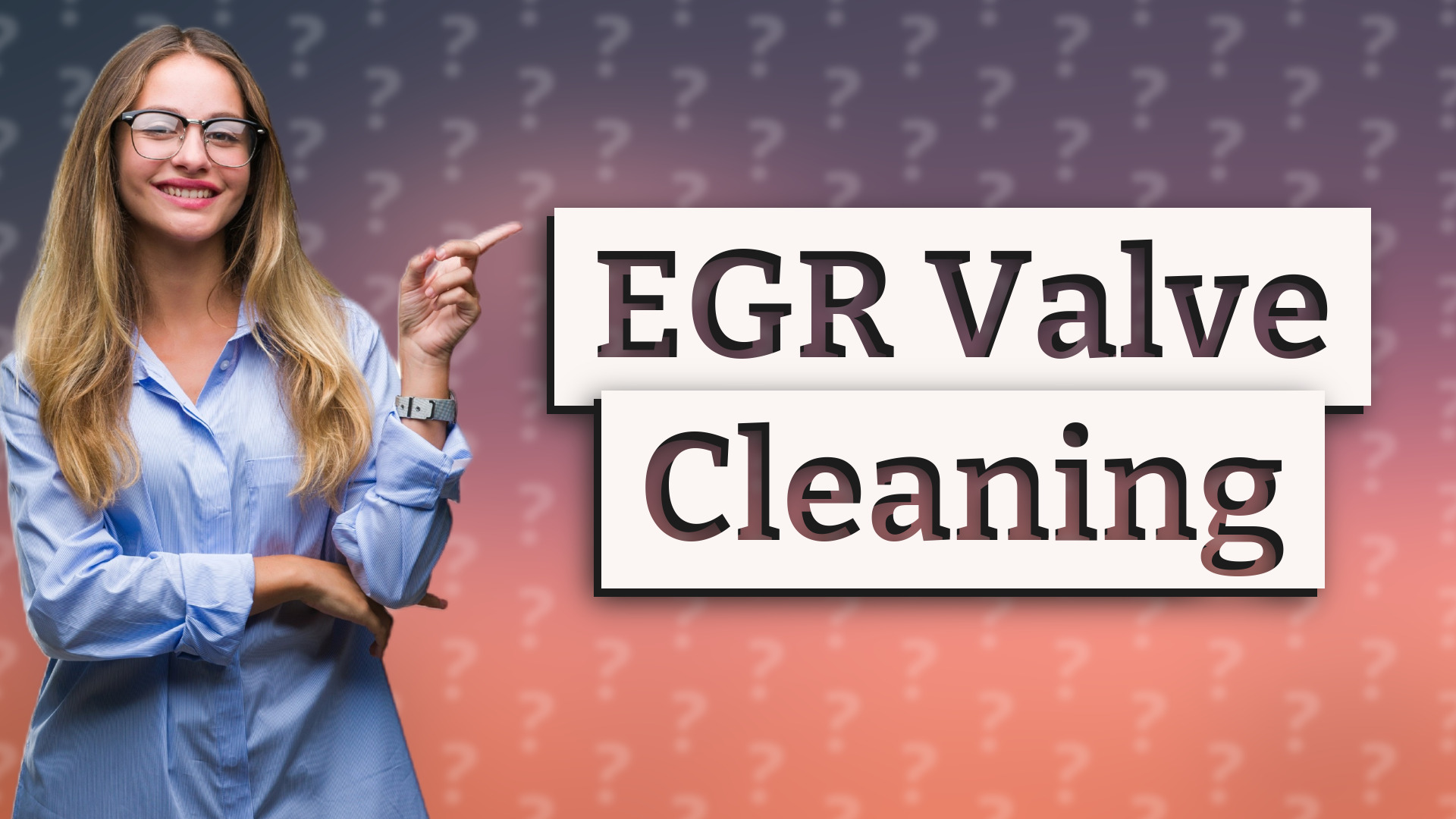EGR Valve Cleaning
