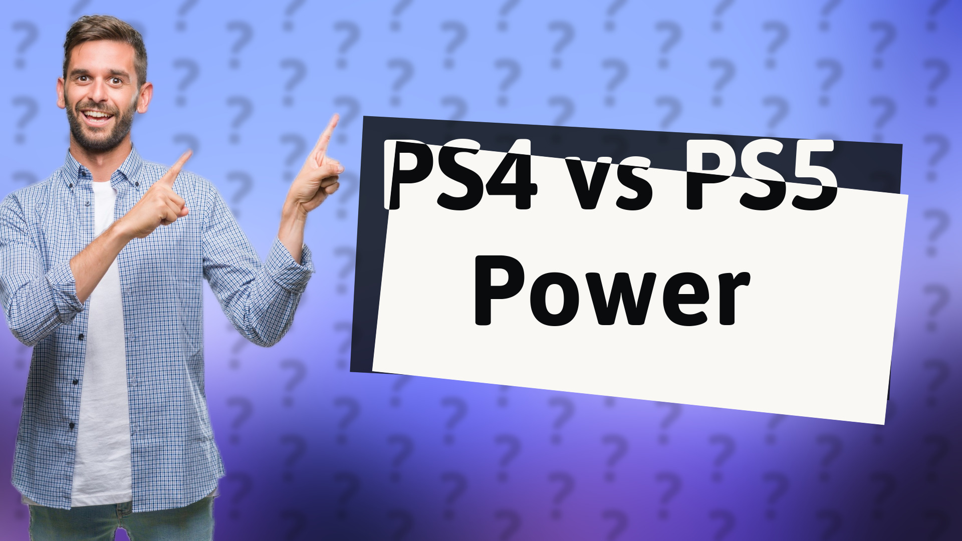 PS4 vs PS5 Power
