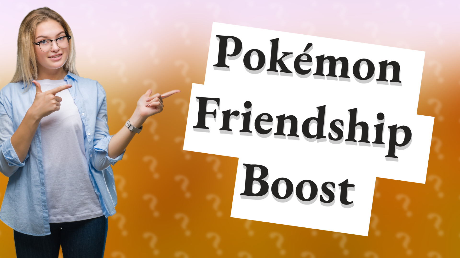 Pokémon Friendship Boost