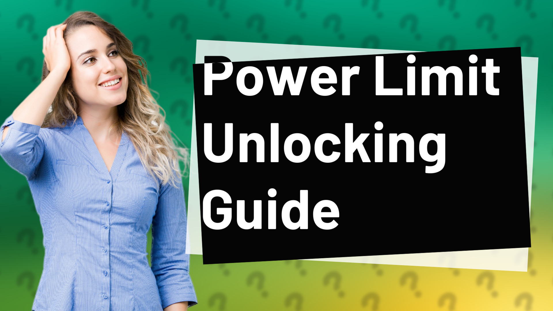 Power Limit Unlocking Guide
