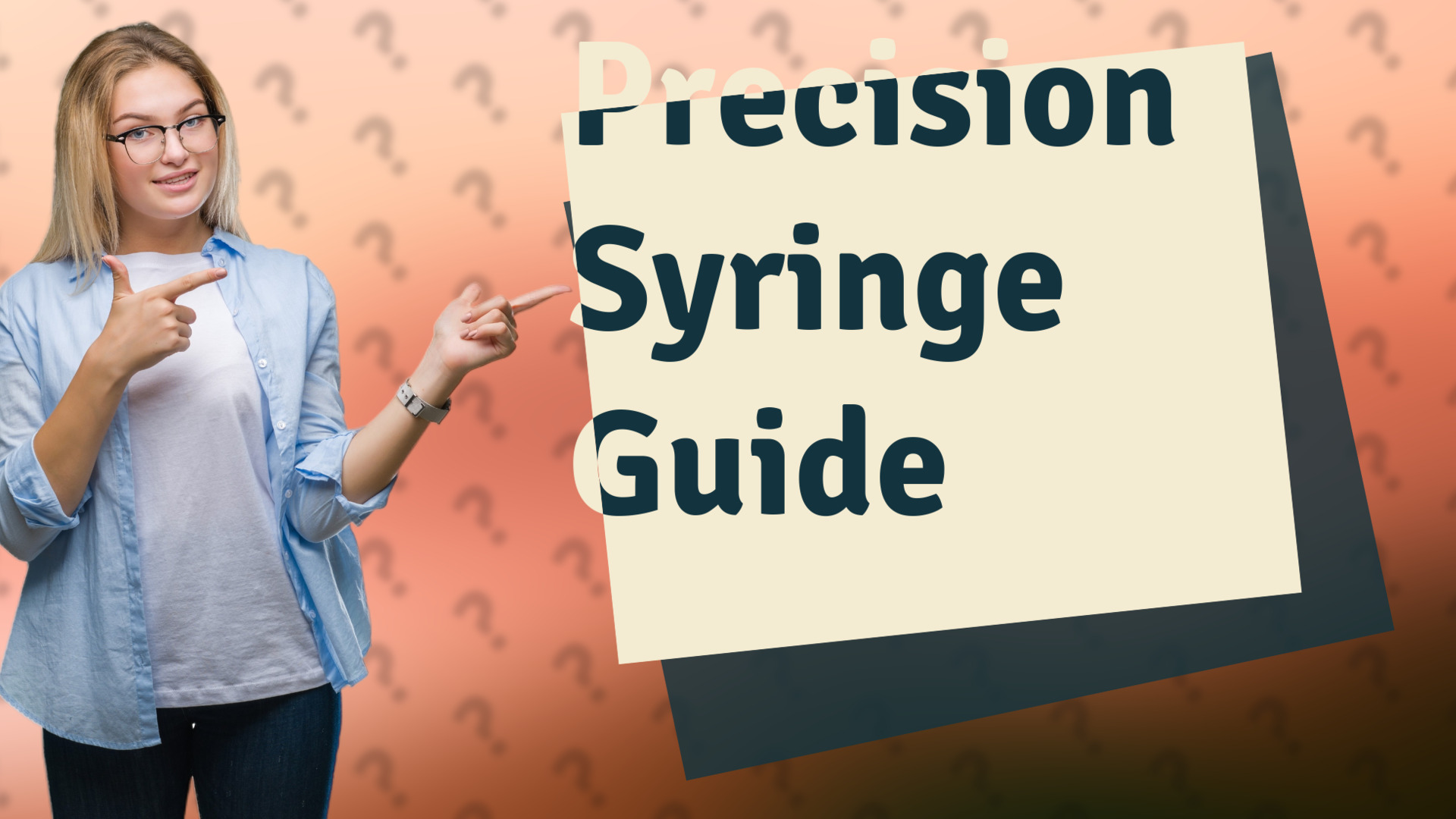 Precision Syringe Guide