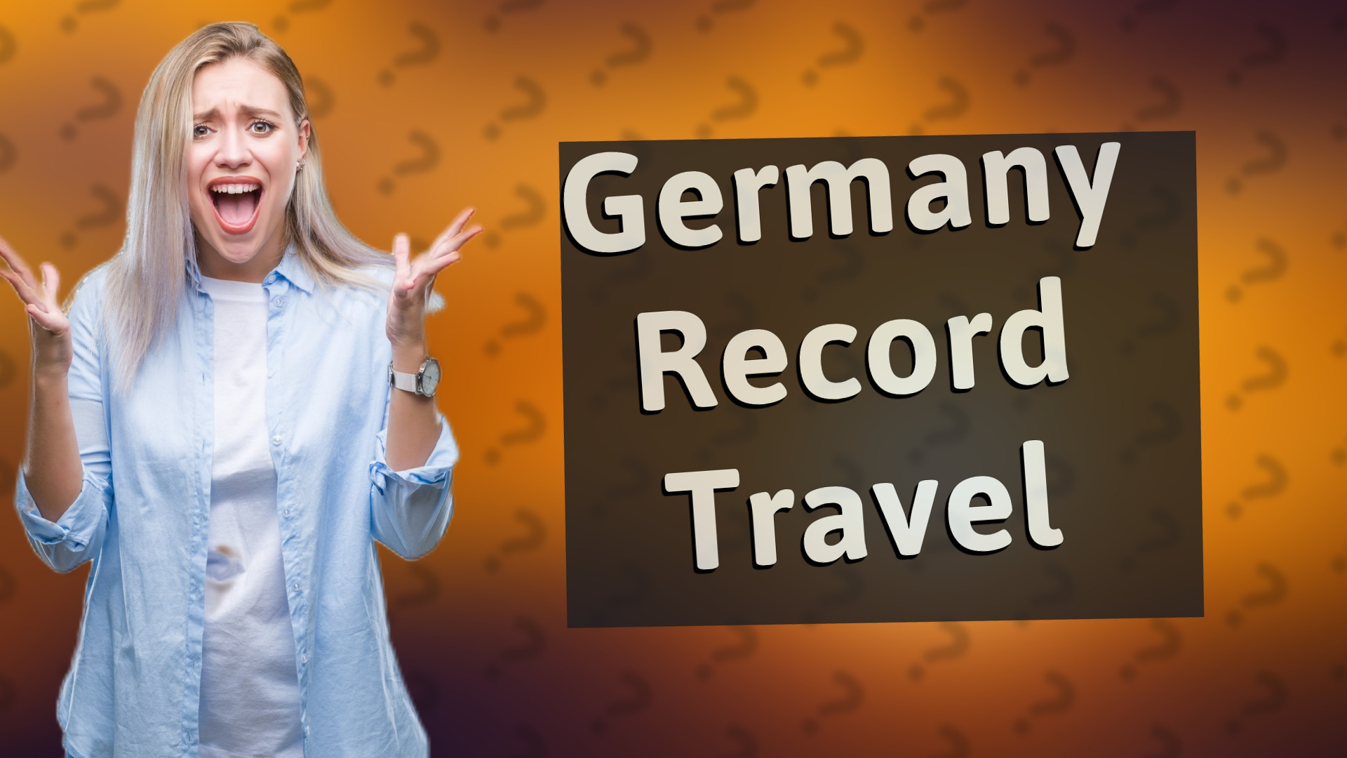 Germany Record Travel