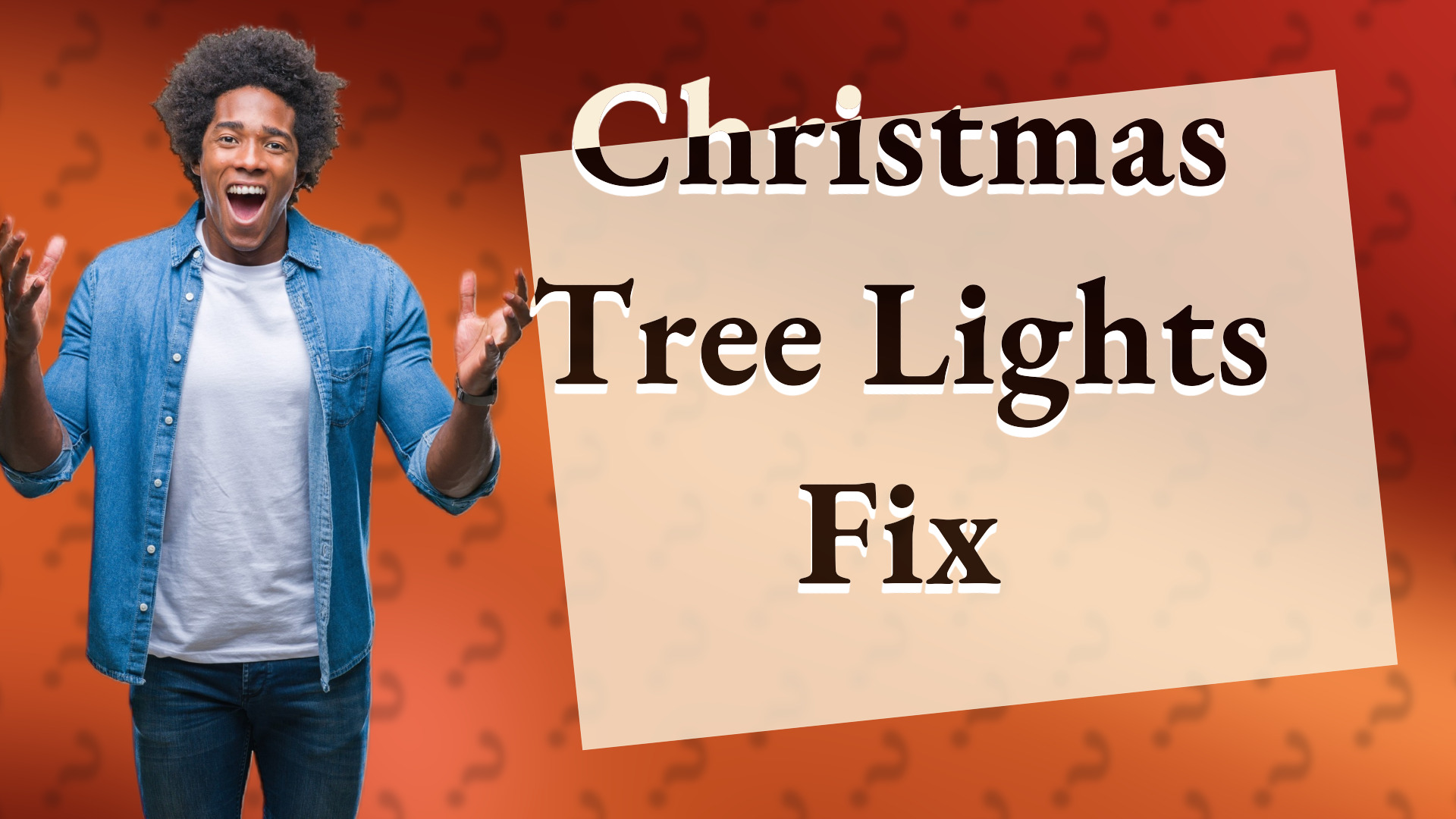 Christmas Tree Lights Fix
