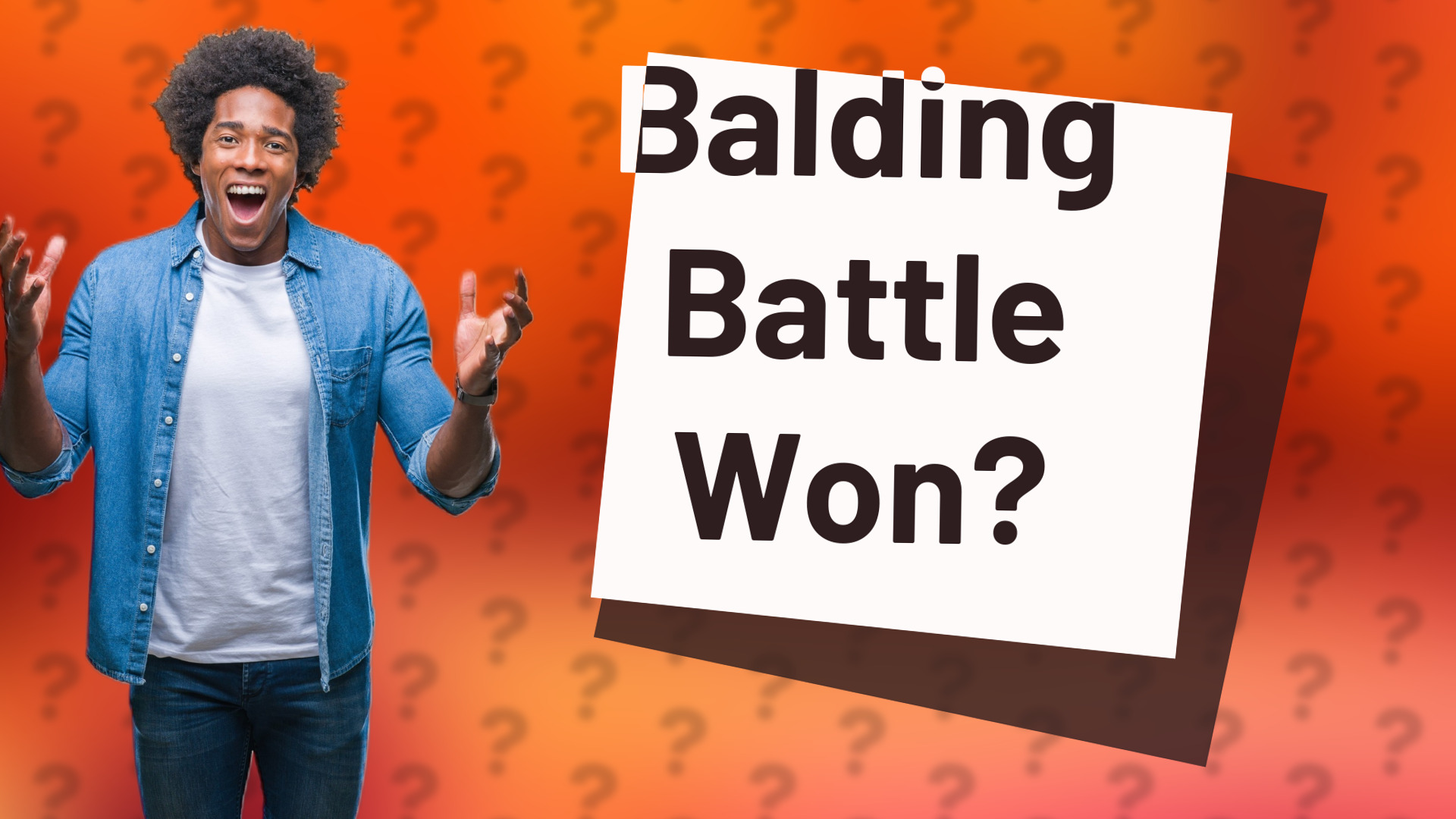 Balding Battle Won?