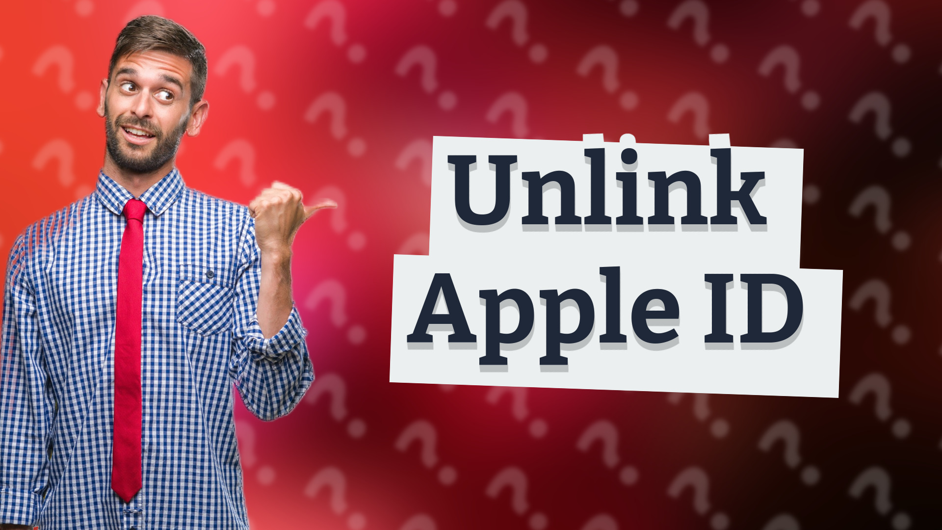 Unlink Apple ID