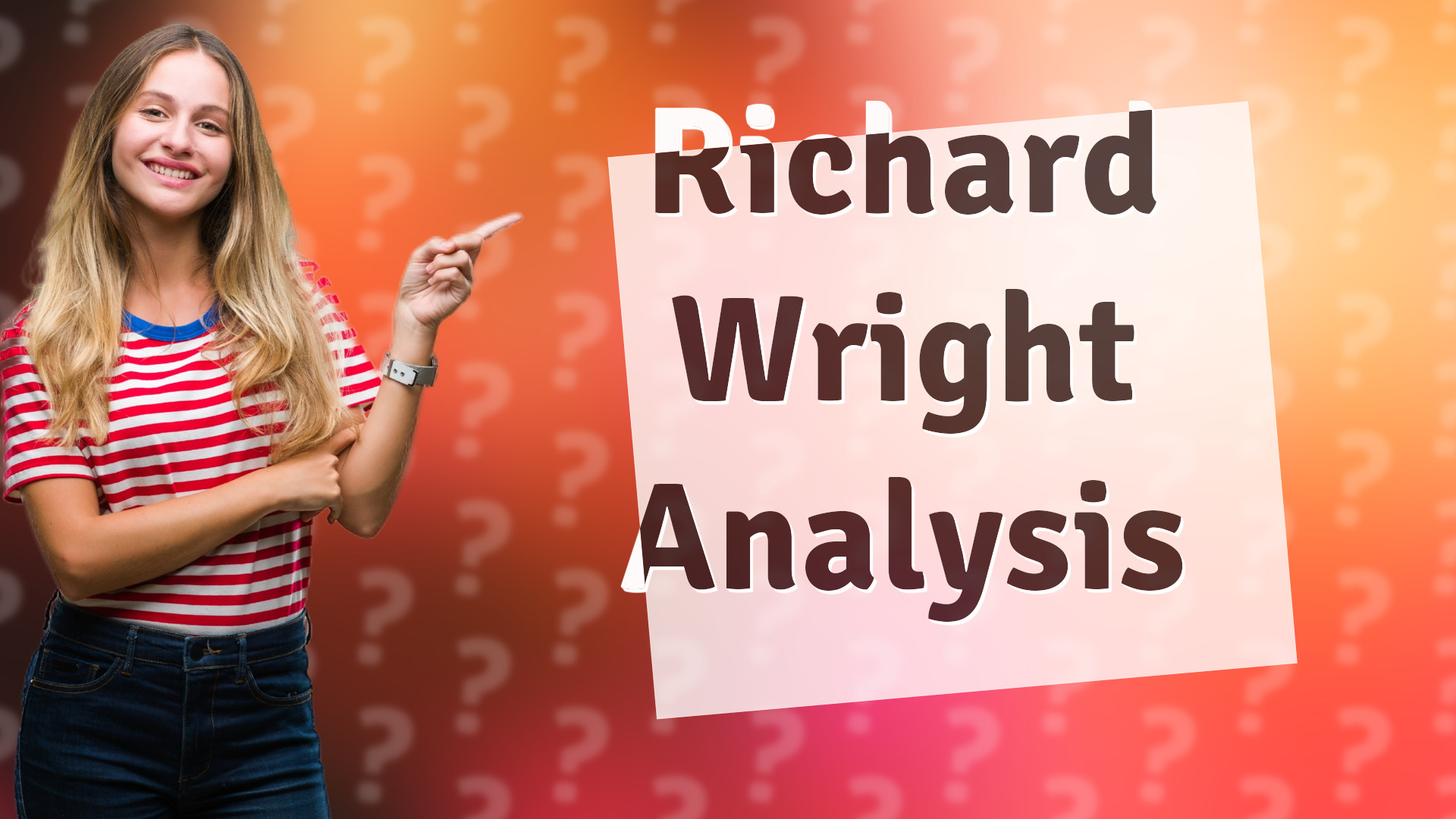 Richard Wright Analysis