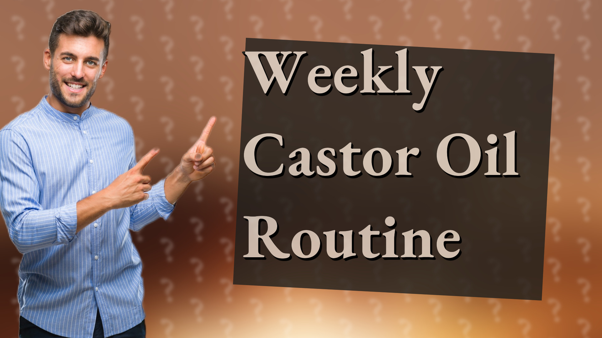 Weekly Castor Oil Routine